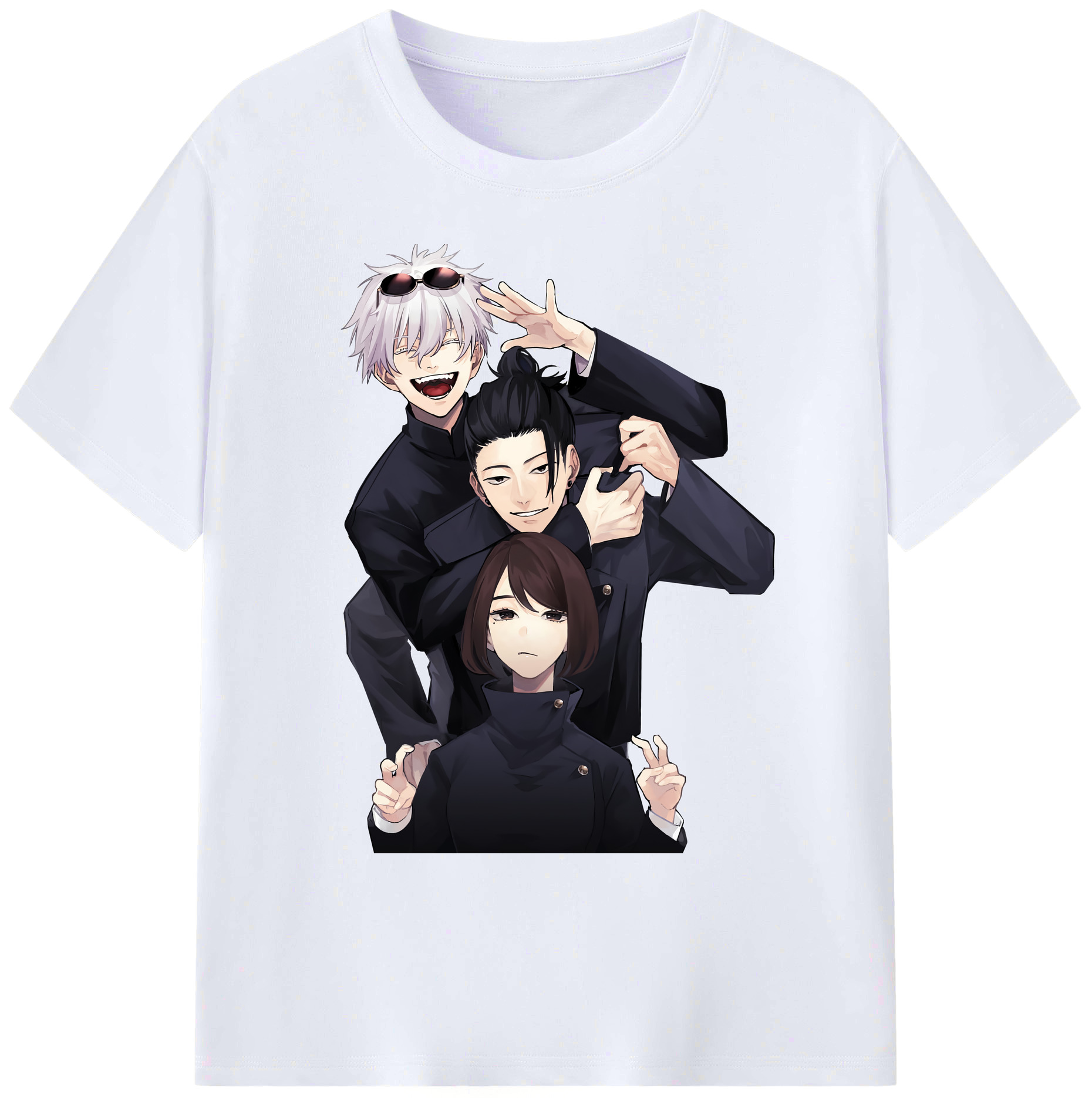（画像用） 呪術廻戦 Jujutsu Kaisen 綿100％ メンズ半袖Tシャツ｜肌触りやわらか＆通気性