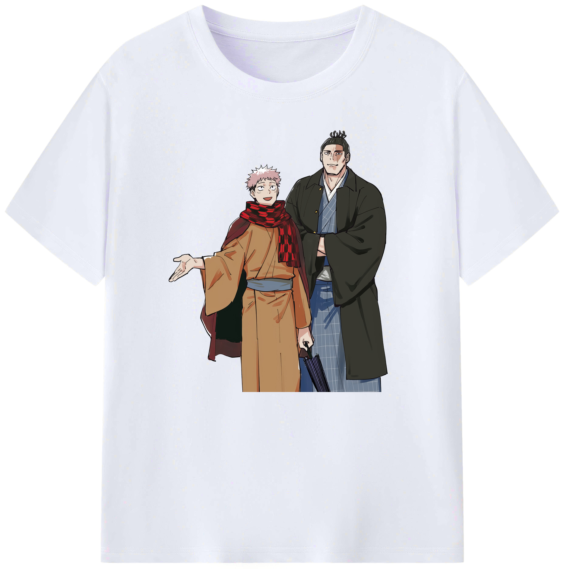 （画像用） 呪術廻戦 Jujutsu Kaisen 綿100％ メンズ半袖Tシャツ｜肌触りやわらか＆通気性