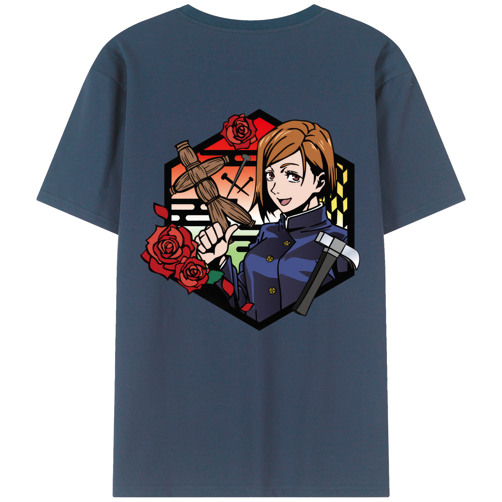 （画像用） 呪術廻戦 Jujutsu Kaisen レディース半袖Tシャツ(バックプリント)