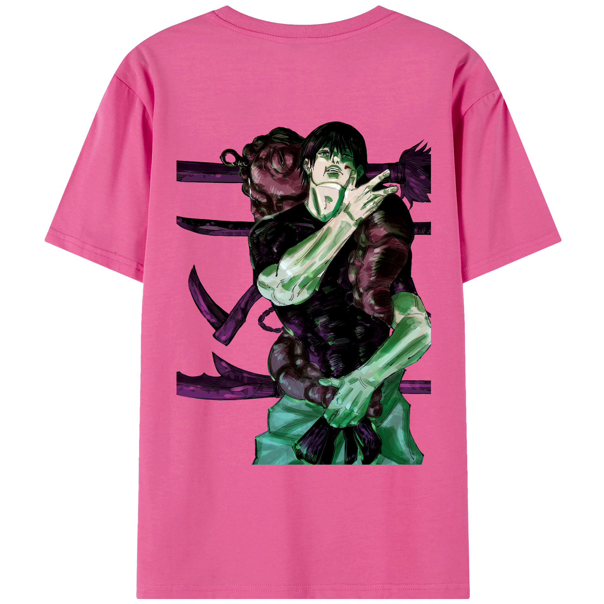 （画像用） 呪術廻戦 Jujutsu Kaisen レディース半袖Tシャツ(バックプリント)