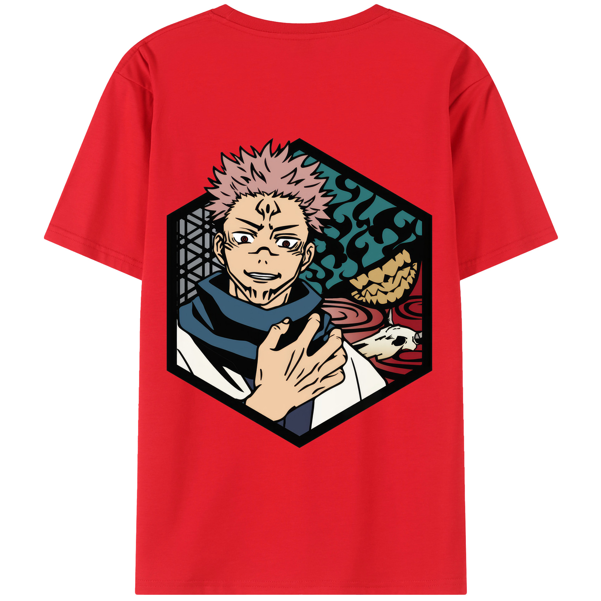 （画像用） 呪術廻戦 Jujutsu Kaisen レディース半袖Tシャツ(バックプリント)