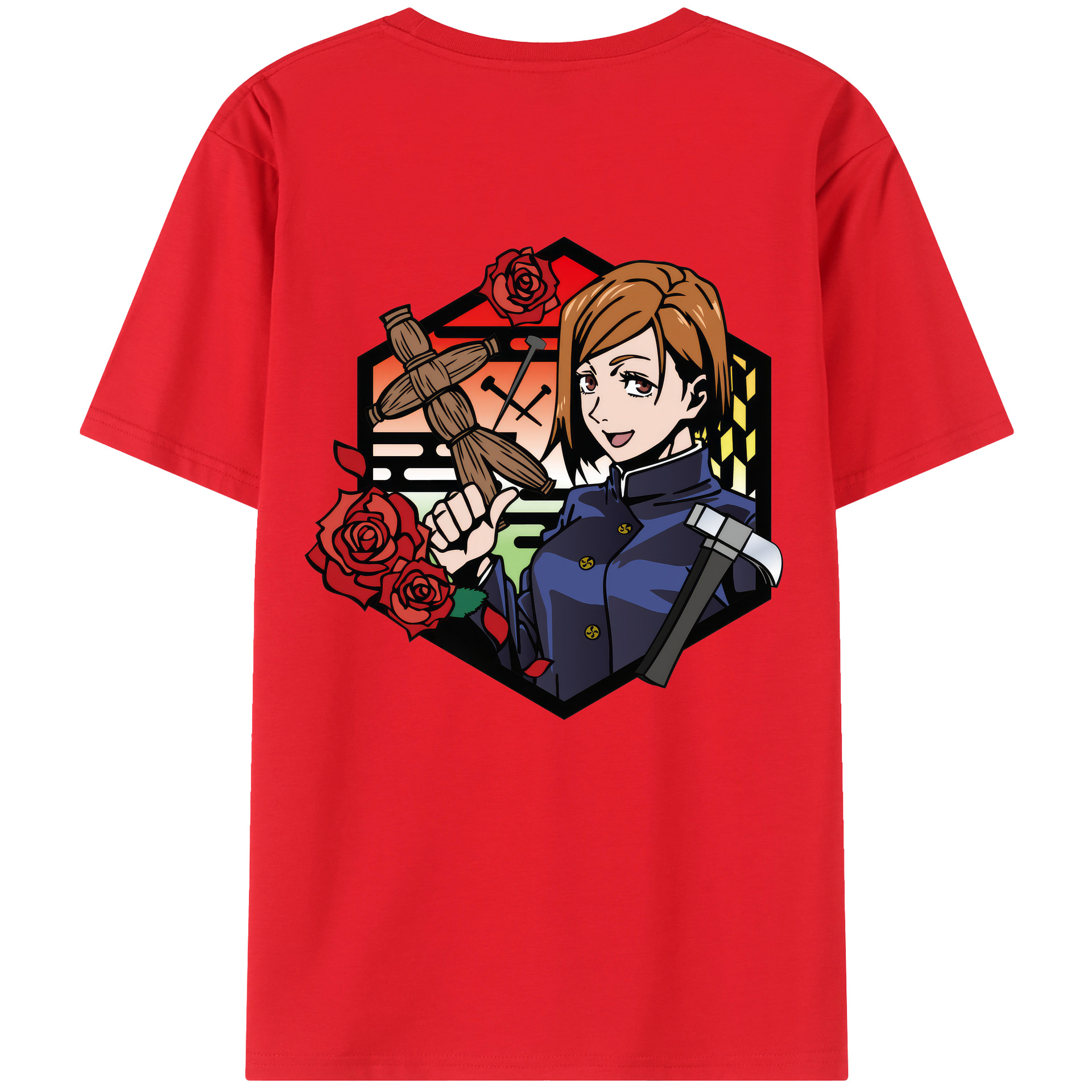 （画像用） 呪術廻戦 Jujutsu Kaisen レディース半袖Tシャツ(バックプリント)