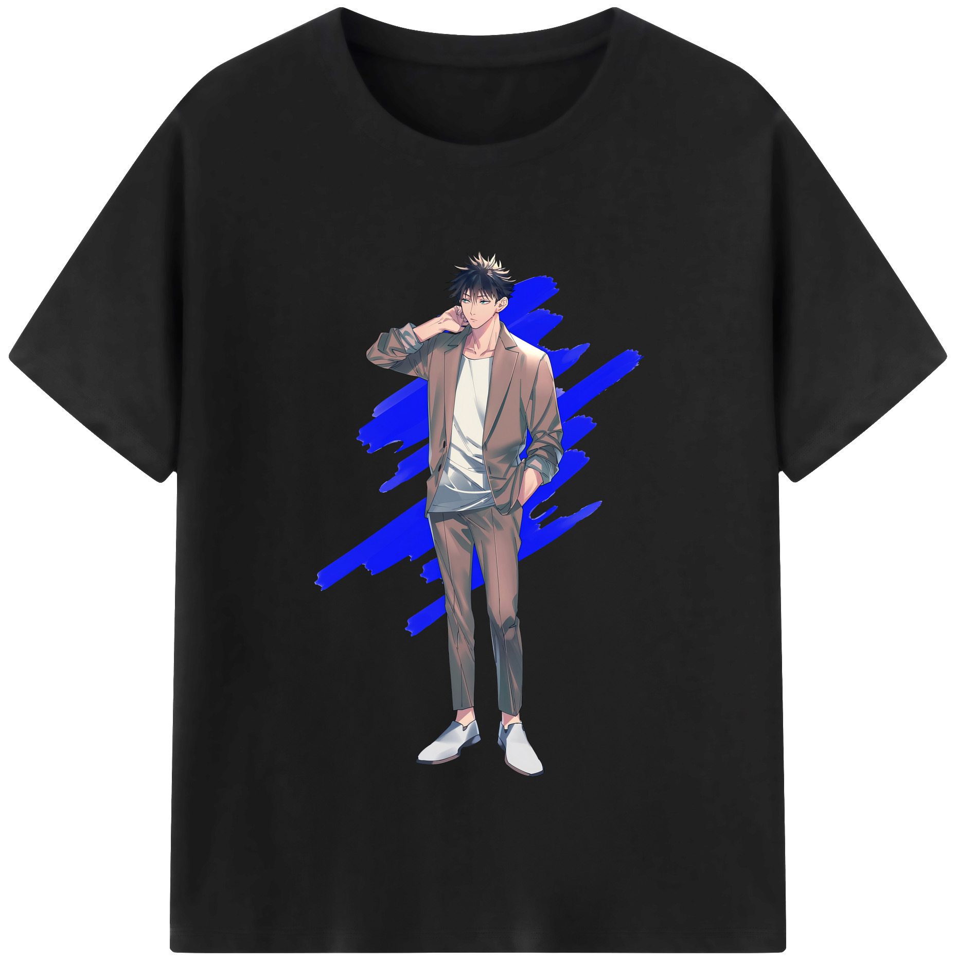 （画像用） 呪術廻戦 Jujutsu Kaisen レディースカジュアルプリントTシャツ（綿100％）