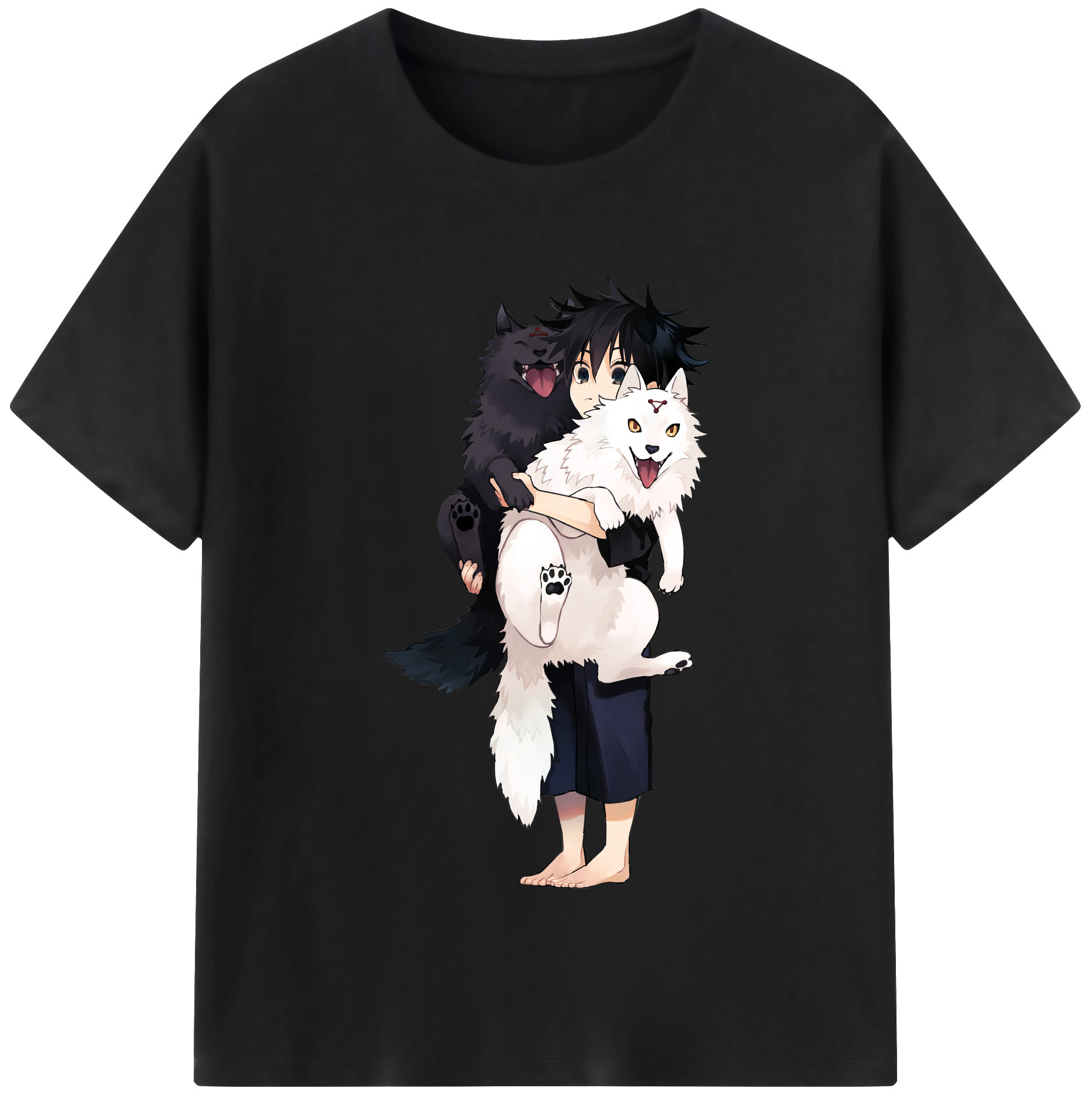 （画像用） 呪術廻戦 Jujutsu Kaisen レディースカジュアルプリントTシャツ（綿100％）