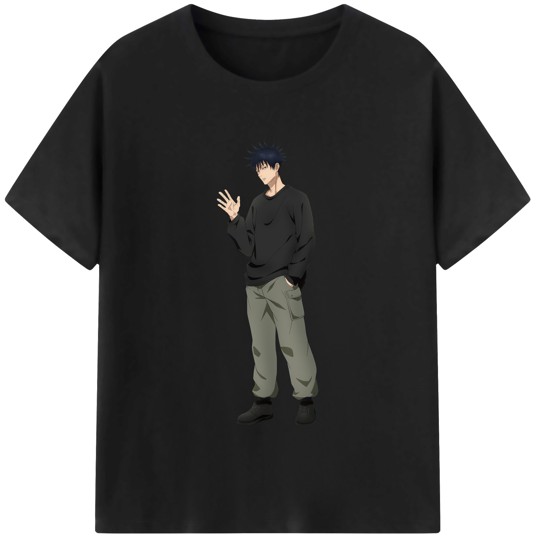 （画像用） 呪術廻戦 Jujutsu Kaisen レディースカジュアルプリントTシャツ（綿100％）
