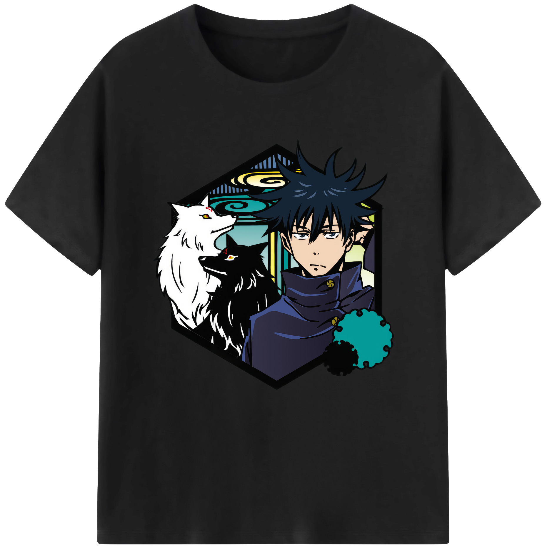 （画像用） 呪術廻戦 Jujutsu Kaisen レディースカジュアルプリントTシャツ（綿100％）