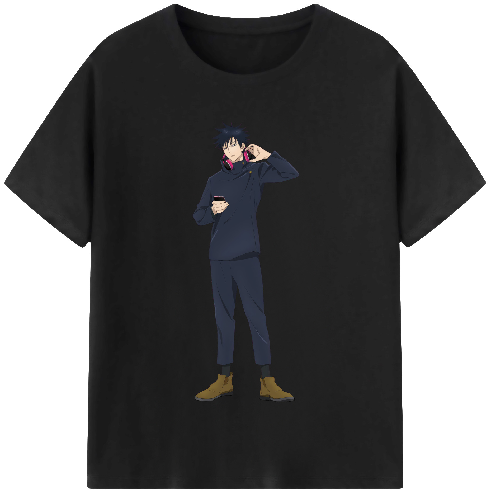（画像用） 呪術廻戦 Jujutsu Kaisen レディースカジュアルプリントTシャツ（綿100％）