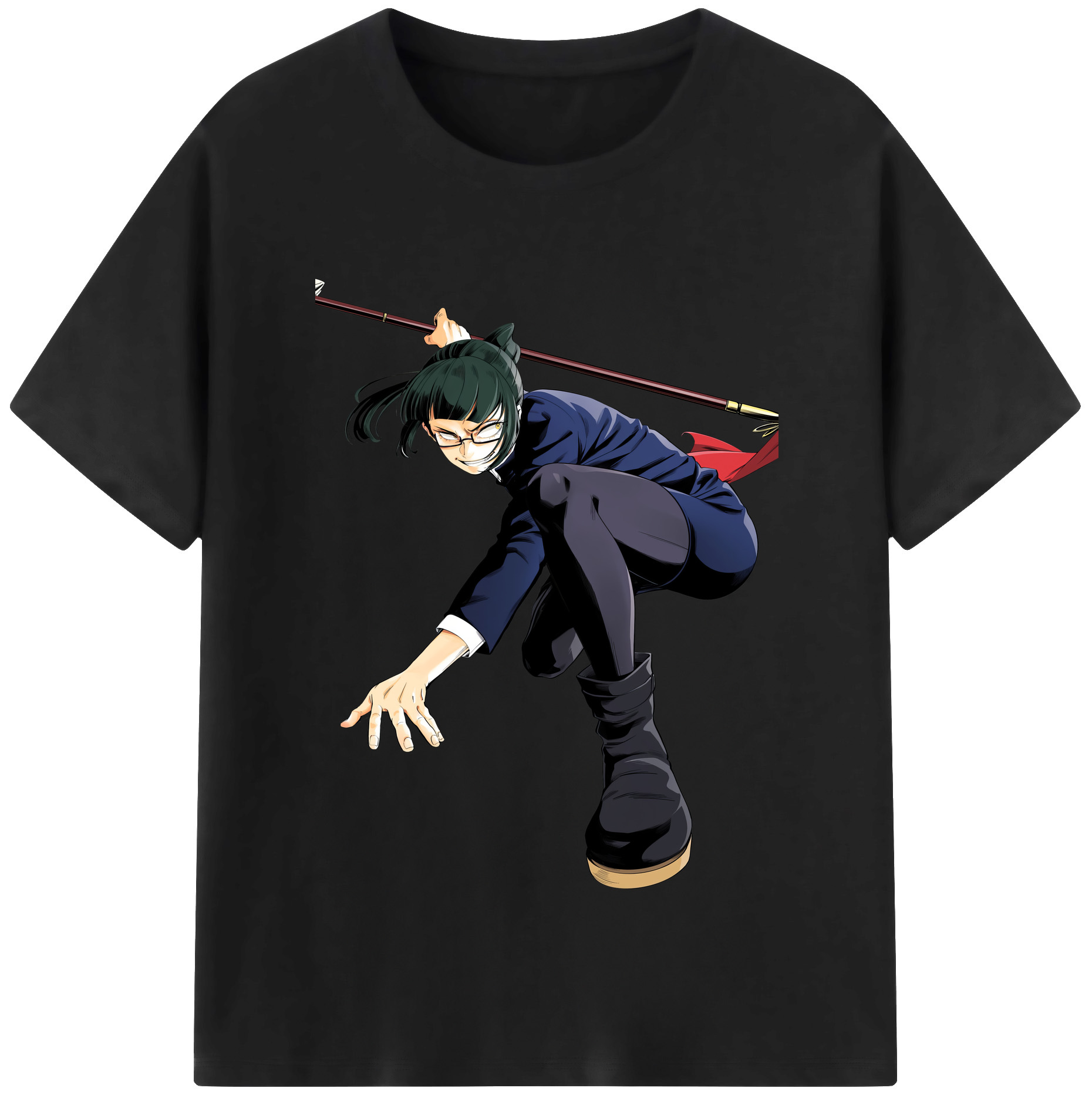 （画像用） 呪術廻戦 Jujutsu Kaisen レディースカジュアルプリントTシャツ（綿100％）