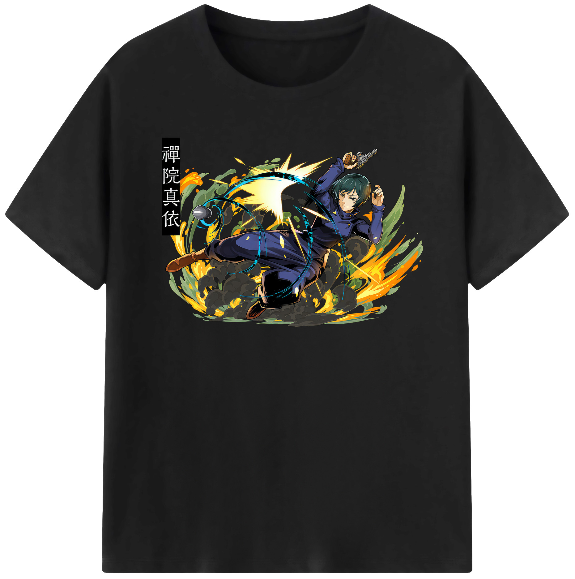 （画像用） 呪術廻戦 Jujutsu Kaisen レディースカジュアルプリントTシャツ（綿100％）