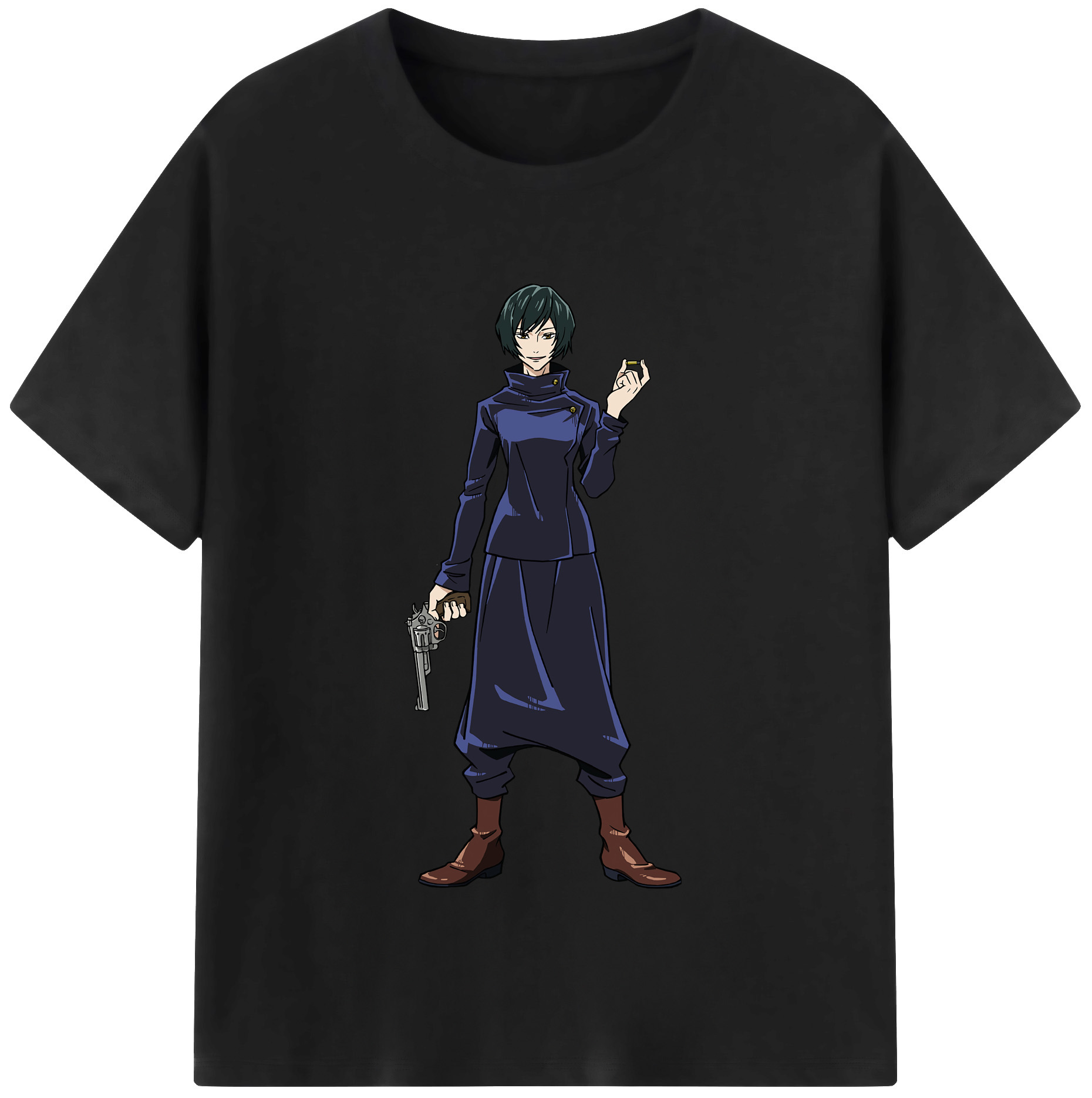 （画像用） 呪術廻戦 Jujutsu Kaisen レディースカジュアルプリントTシャツ（綿100％）