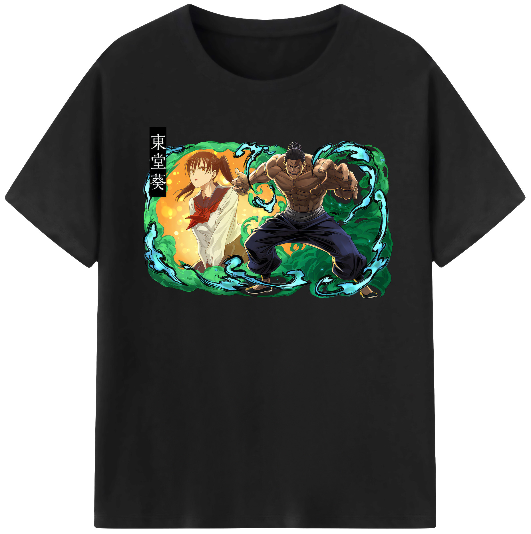 （画像用） 呪術廻戦 Jujutsu Kaisen レディースカジュアルプリントTシャツ（綿100％）