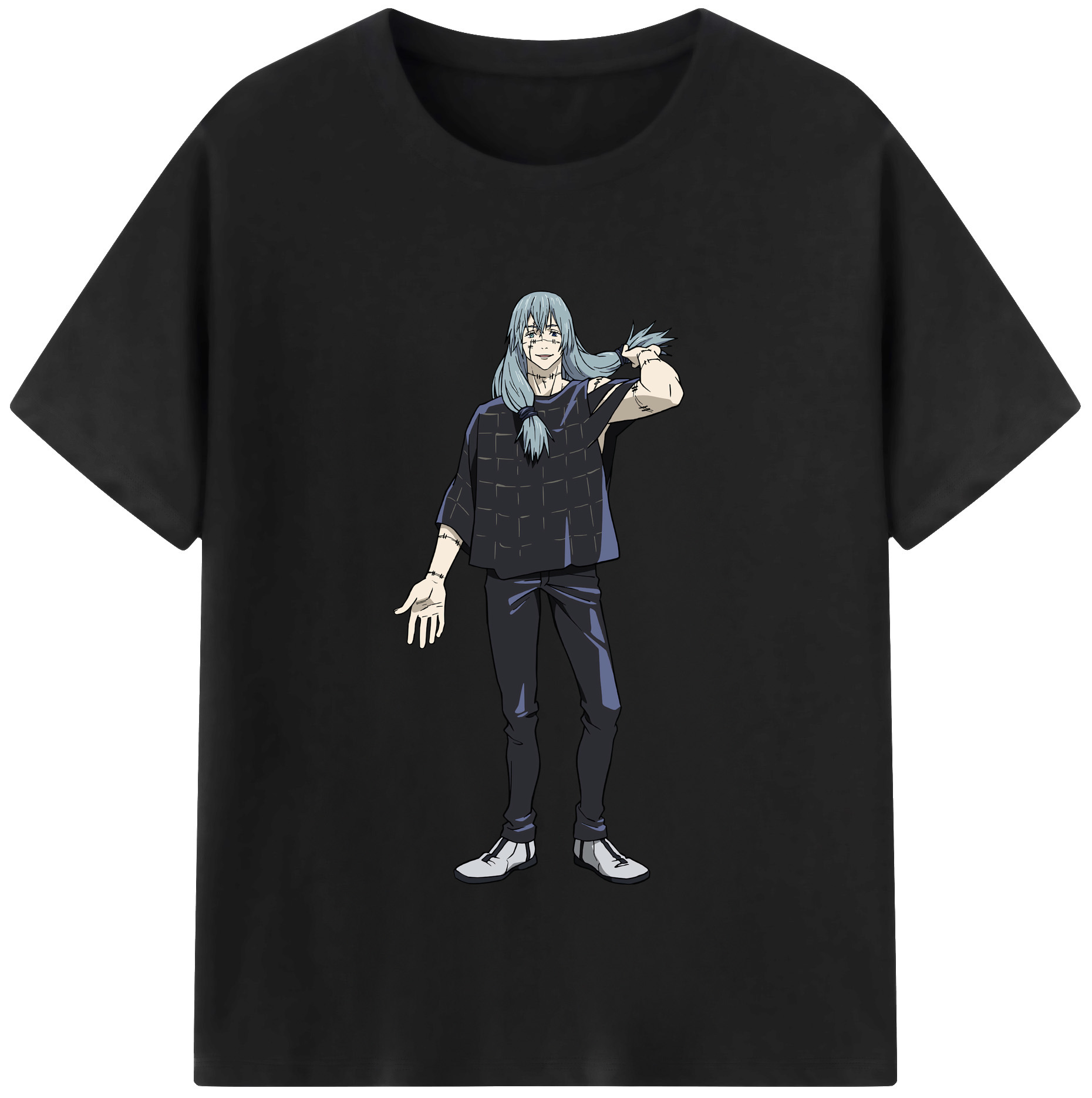 （画像用） 呪術廻戦 Jujutsu Kaisen レディースカジュアルプリントTシャツ（綿100％）