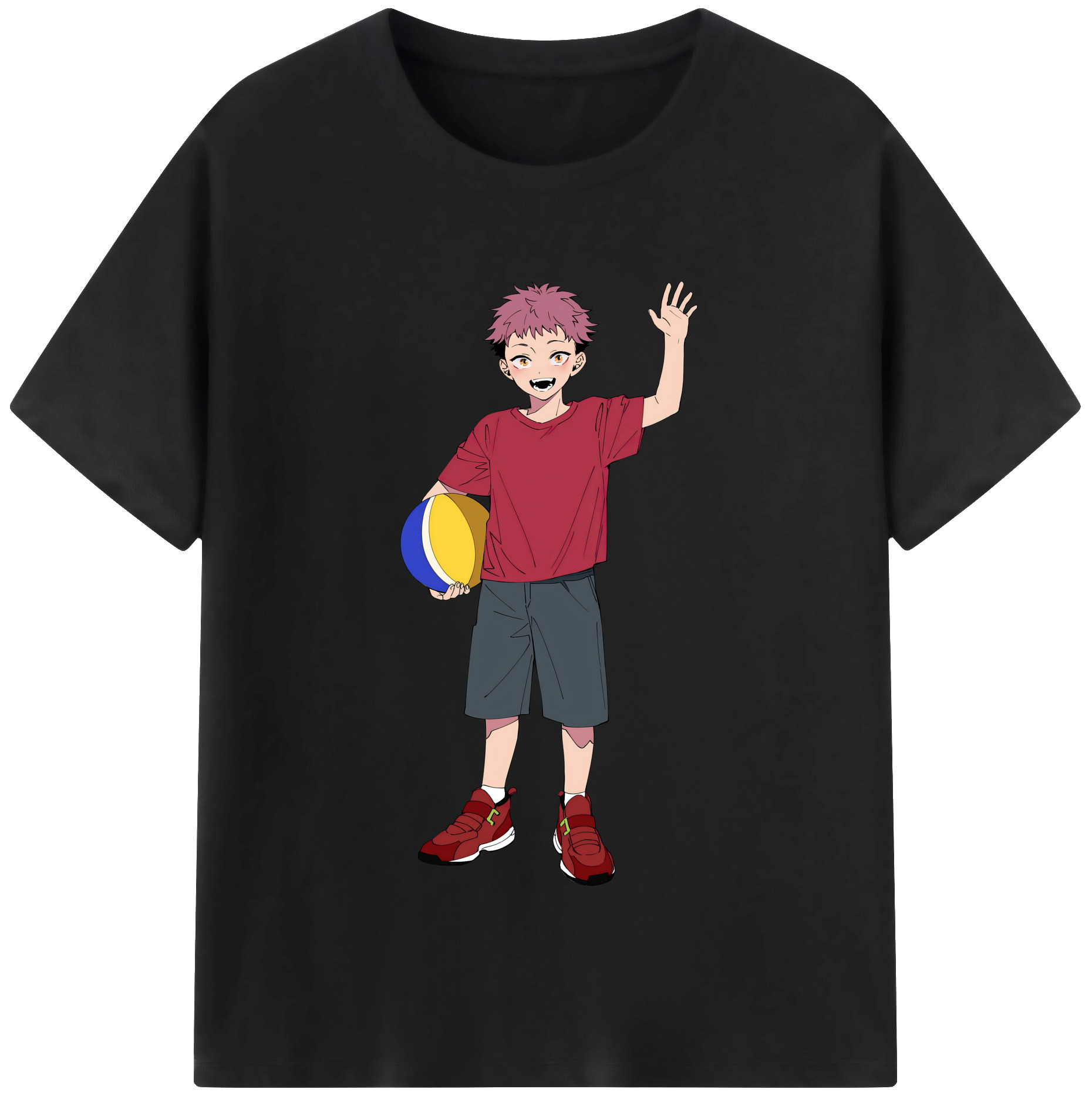 （画像用） 呪術廻戦 Jujutsu Kaisen レディースカジュアルプリントTシャツ（綿100％）