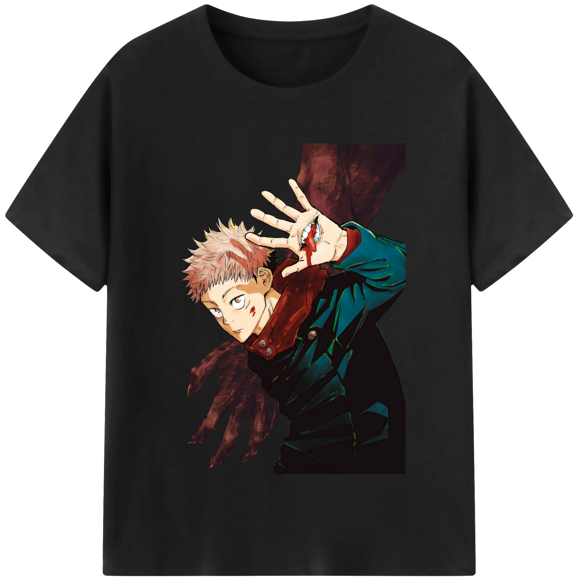 （画像用） 呪術廻戦 Jujutsu Kaisen レディースカジュアルプリントTシャツ（綿100％）