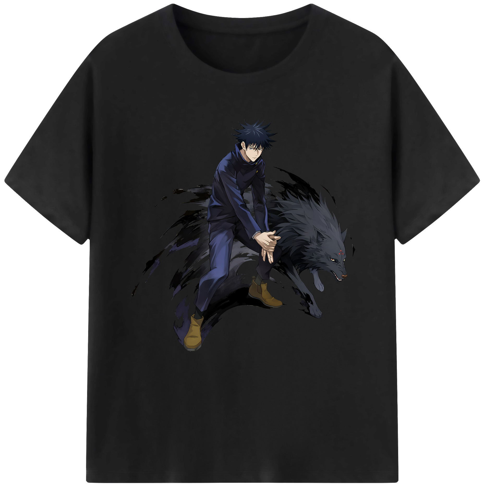 （画像用） 呪術廻戦 Jujutsu Kaisen レディースカジュアルプリントTシャツ（綿100％）