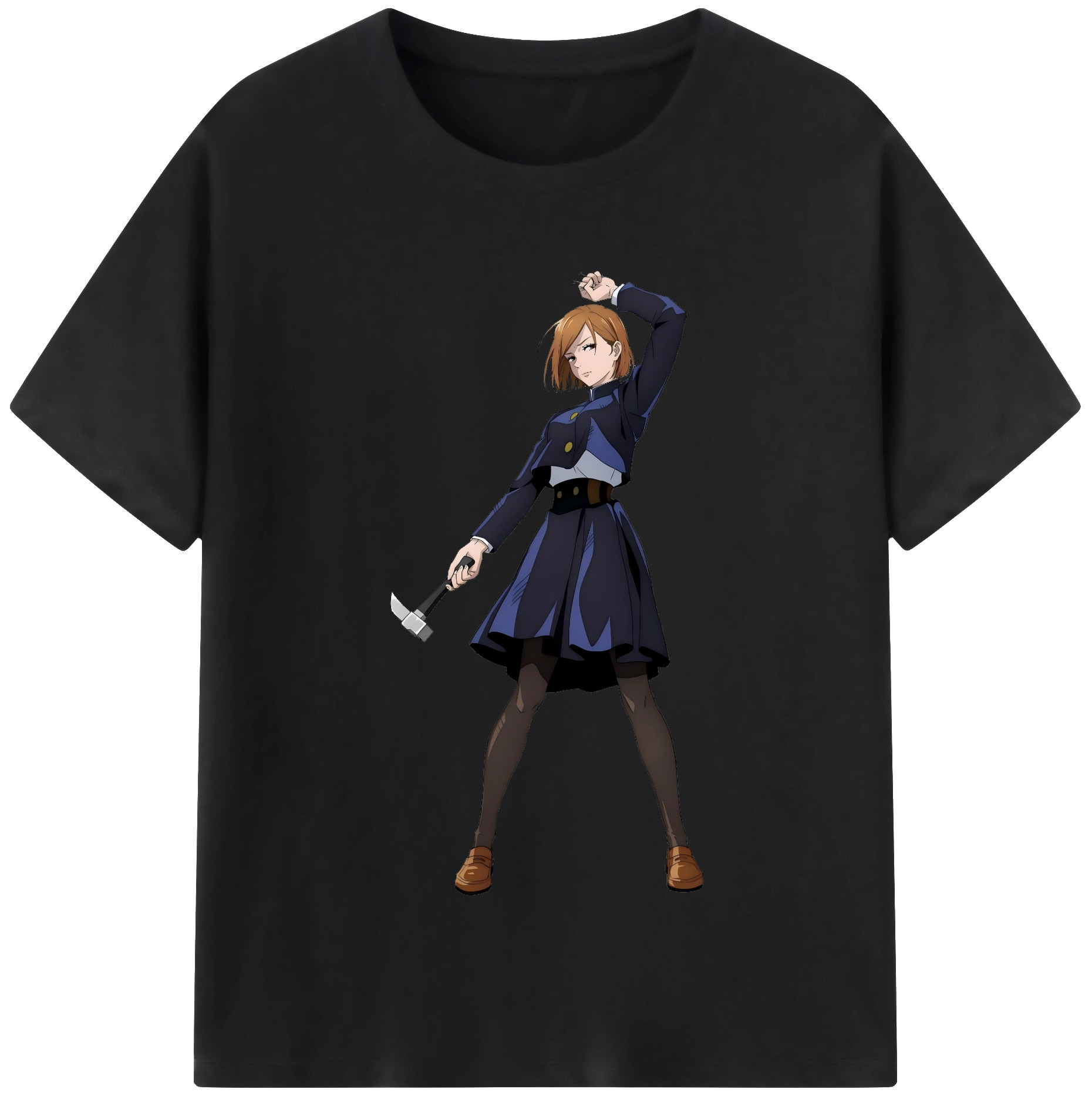 （画像用） 呪術廻戦 Jujutsu Kaisen レディースカジュアルプリントTシャツ（綿100％）