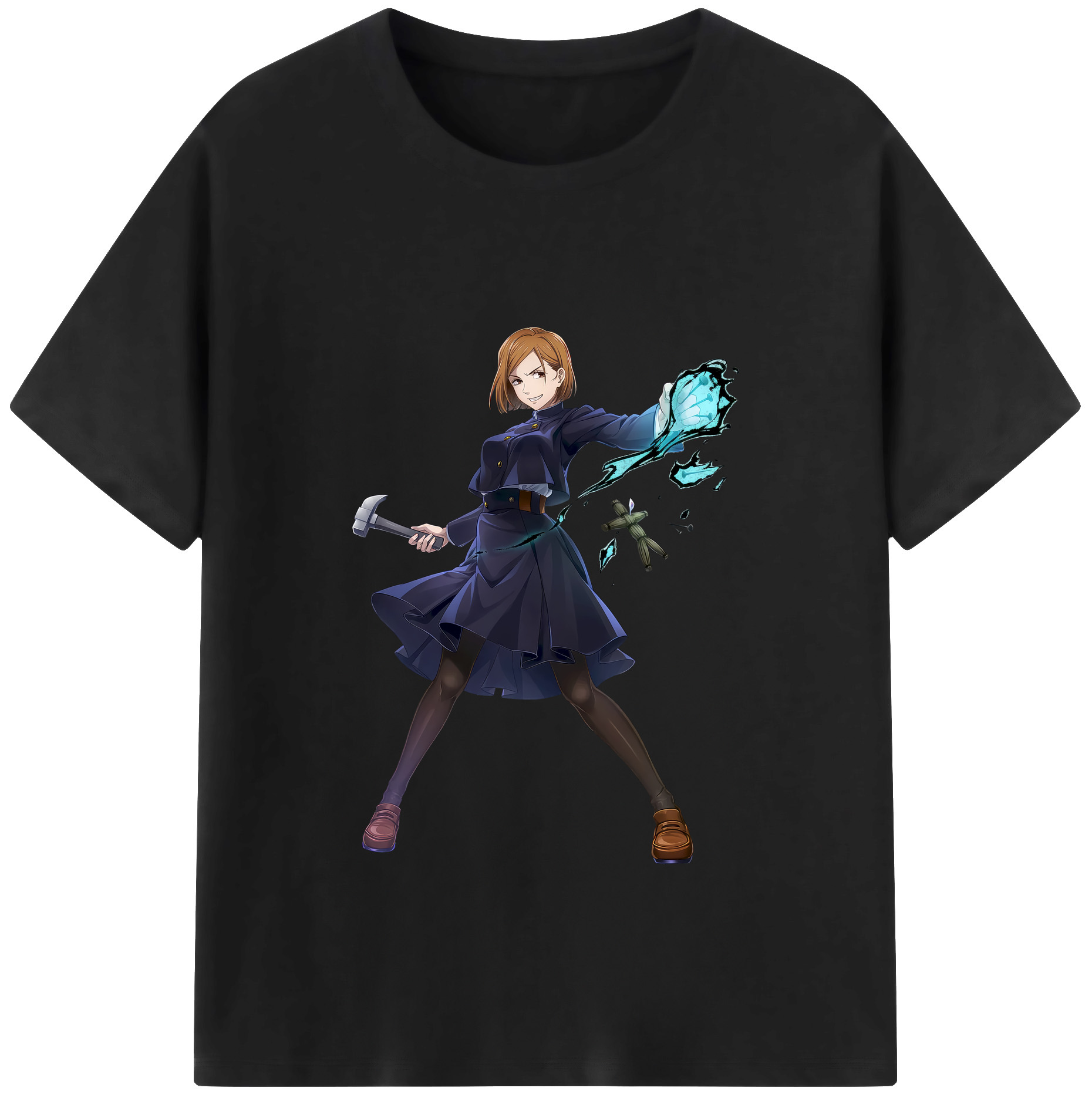 （画像用） 呪術廻戦 Jujutsu Kaisen レディースカジュアルプリントTシャツ（綿100％）