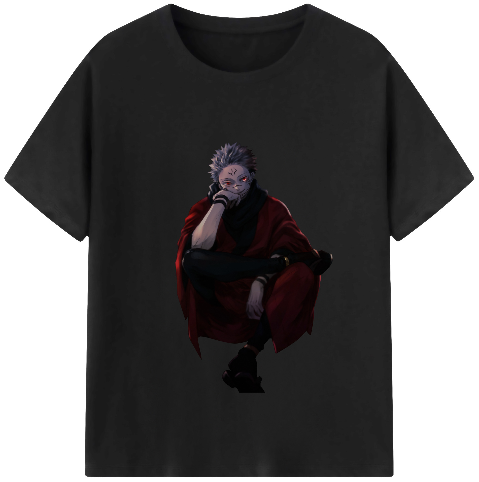 （画像用） 呪術廻戦 Jujutsu Kaisen レディースカジュアルプリントTシャツ（綿100％）