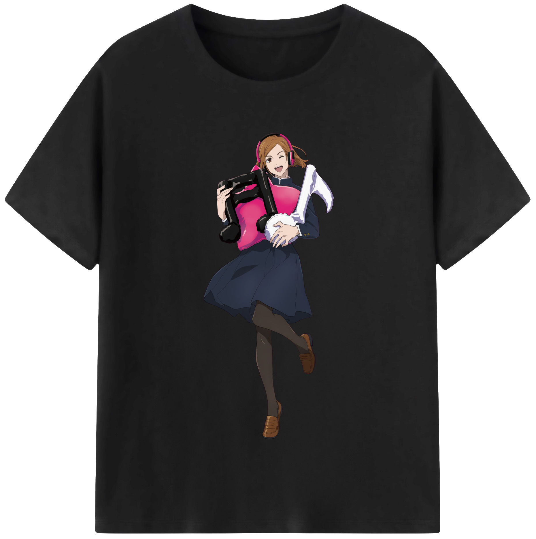（画像用） 呪術廻戦 Jujutsu Kaisen レディースカジュアルプリントTシャツ（綿100％）