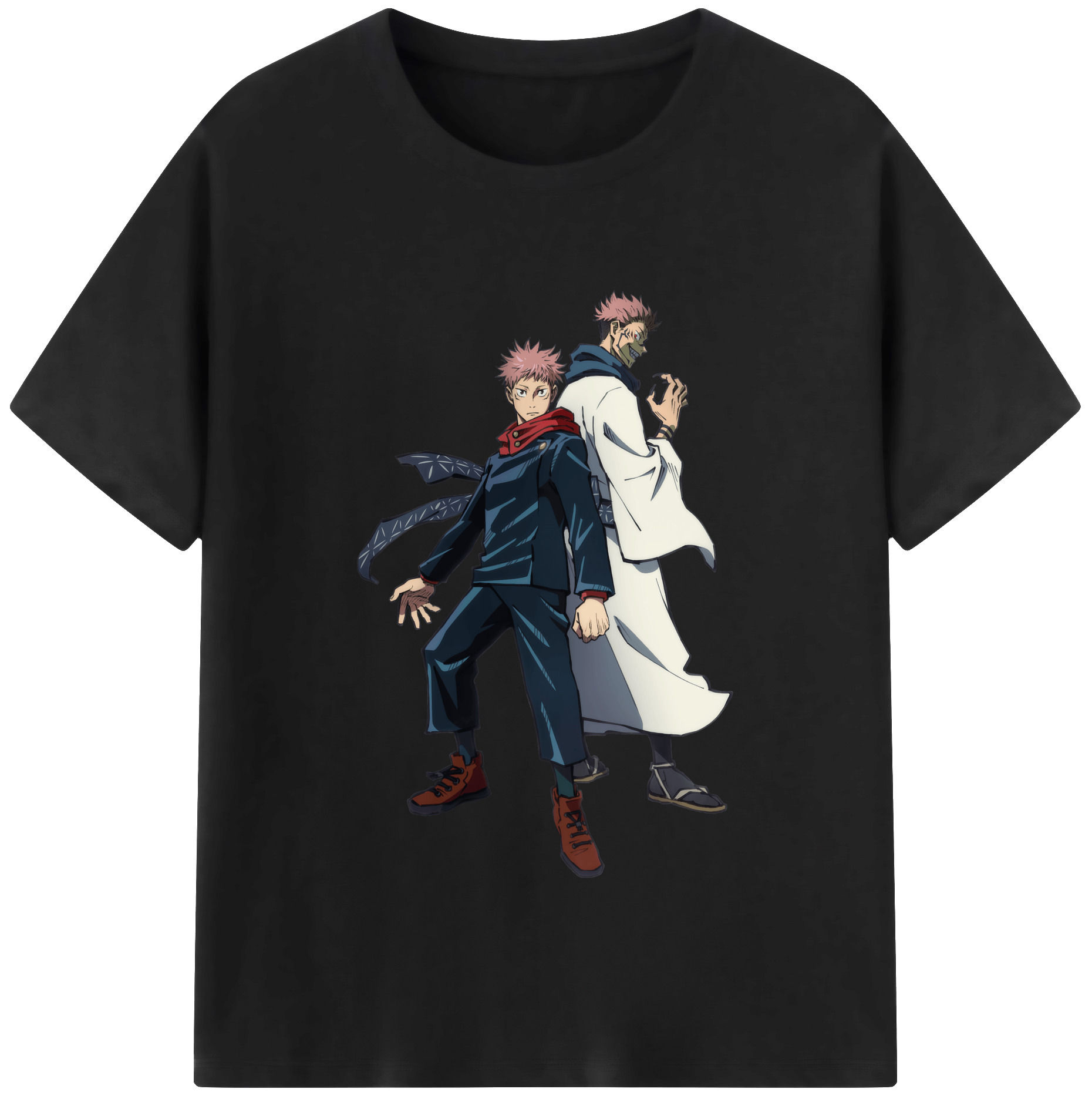 （画像用） 呪術廻戦 Jujutsu Kaisen レディースカジュアルプリントTシャツ（綿100％）