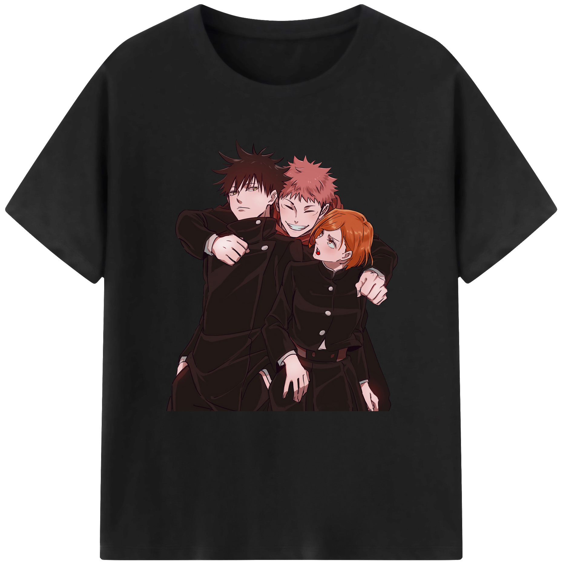 （画像用） 呪術廻戦 Jujutsu Kaisen レディースカジュアルプリントTシャツ（綿100％）