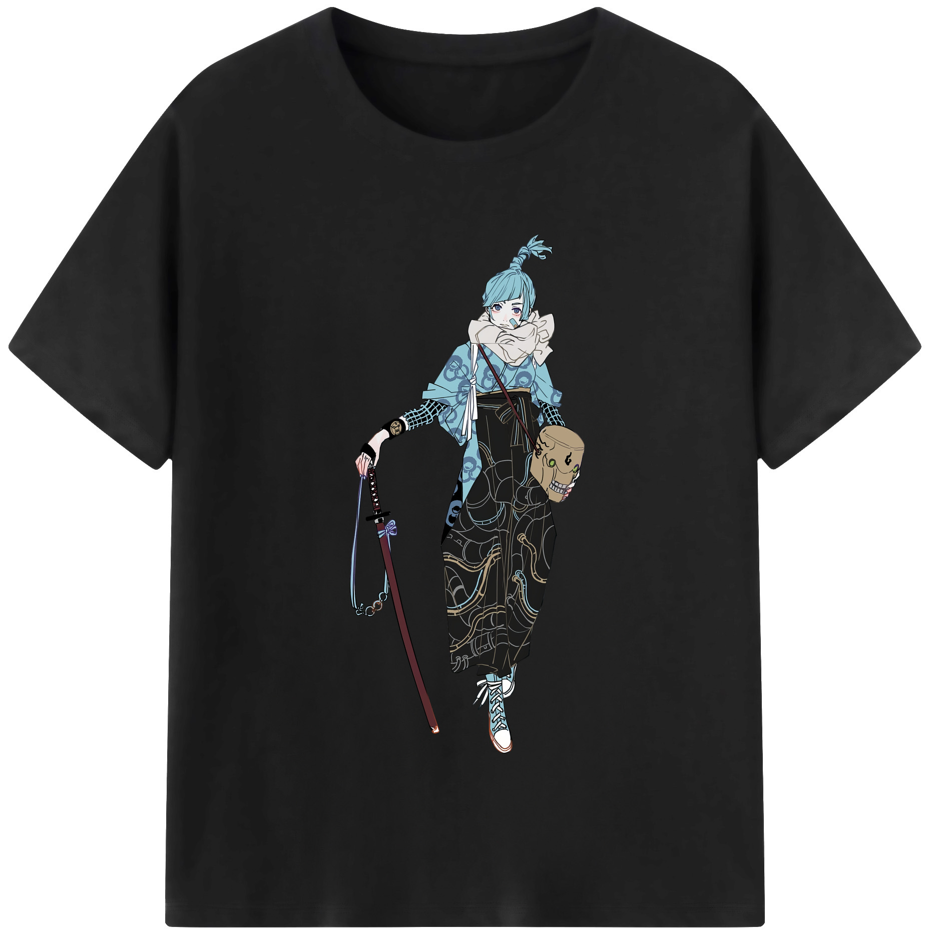 （画像用） 呪術廻戦 Jujutsu Kaisen レディースカジュアルプリントTシャツ（綿100％）