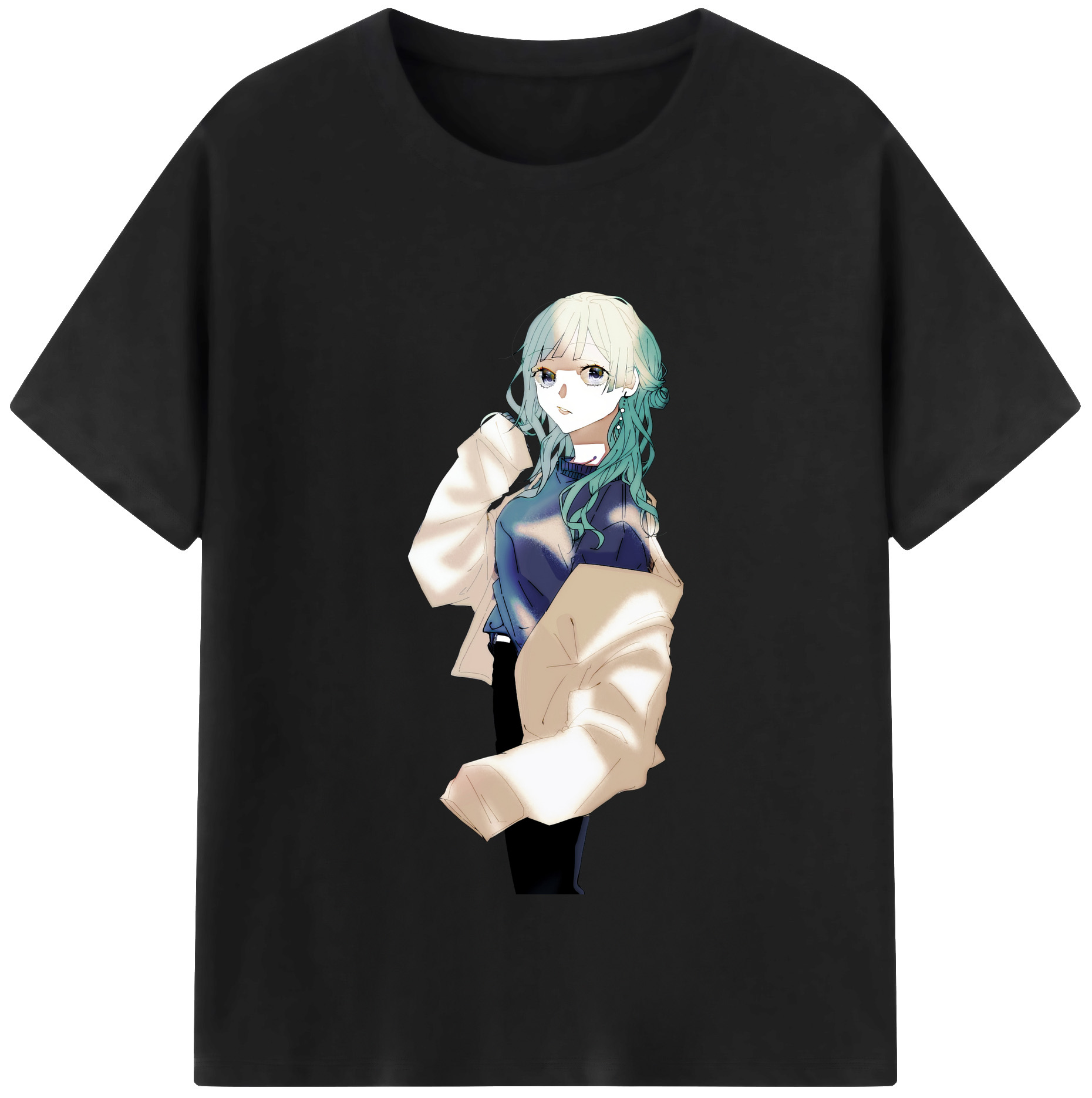 （画像用） 呪術廻戦 Jujutsu Kaisen レディースカジュアルプリントTシャツ（綿100％）
