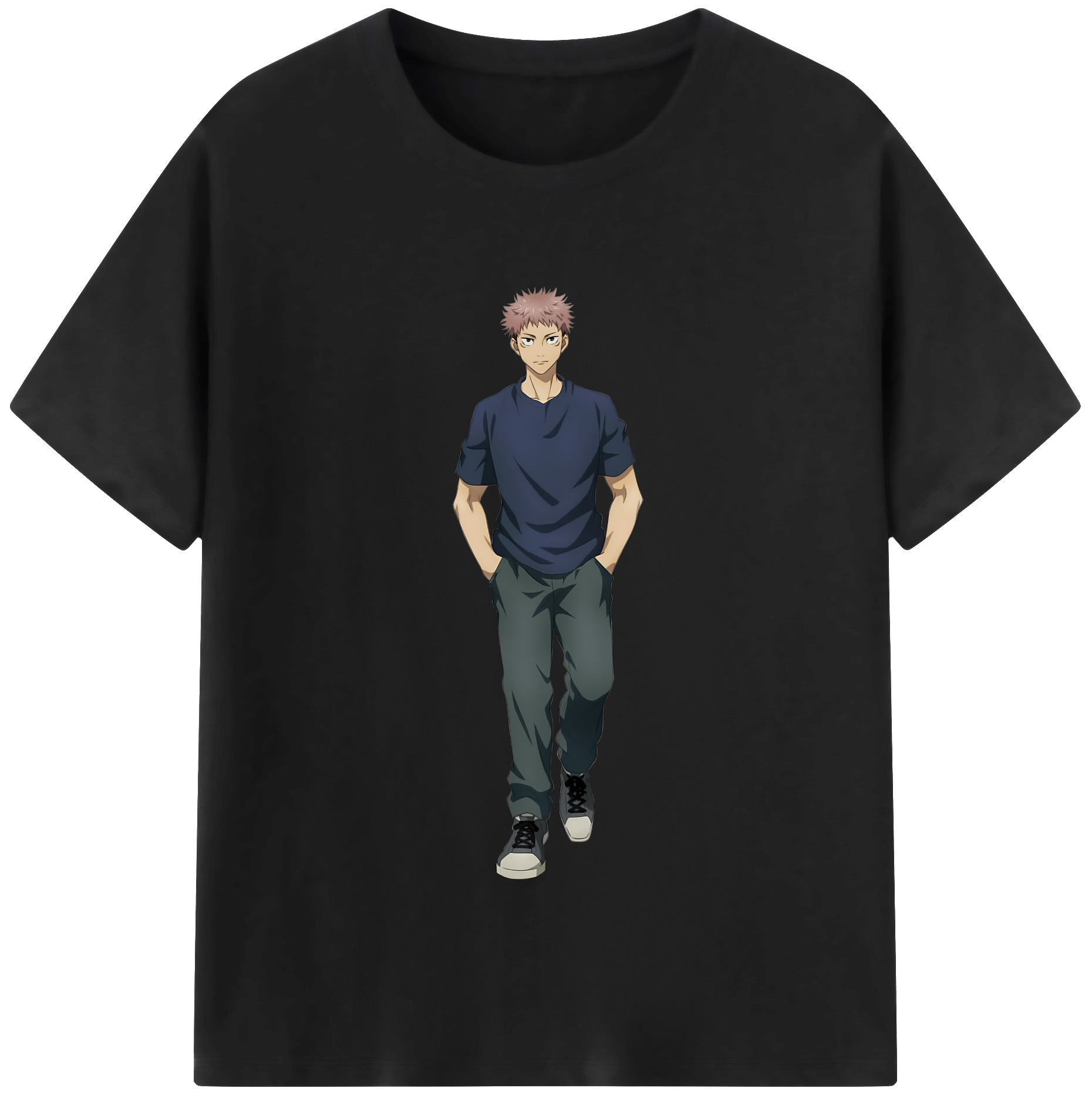 （画像用） 呪術廻戦 Jujutsu Kaisen レディースカジュアルプリントTシャツ（綿100％）