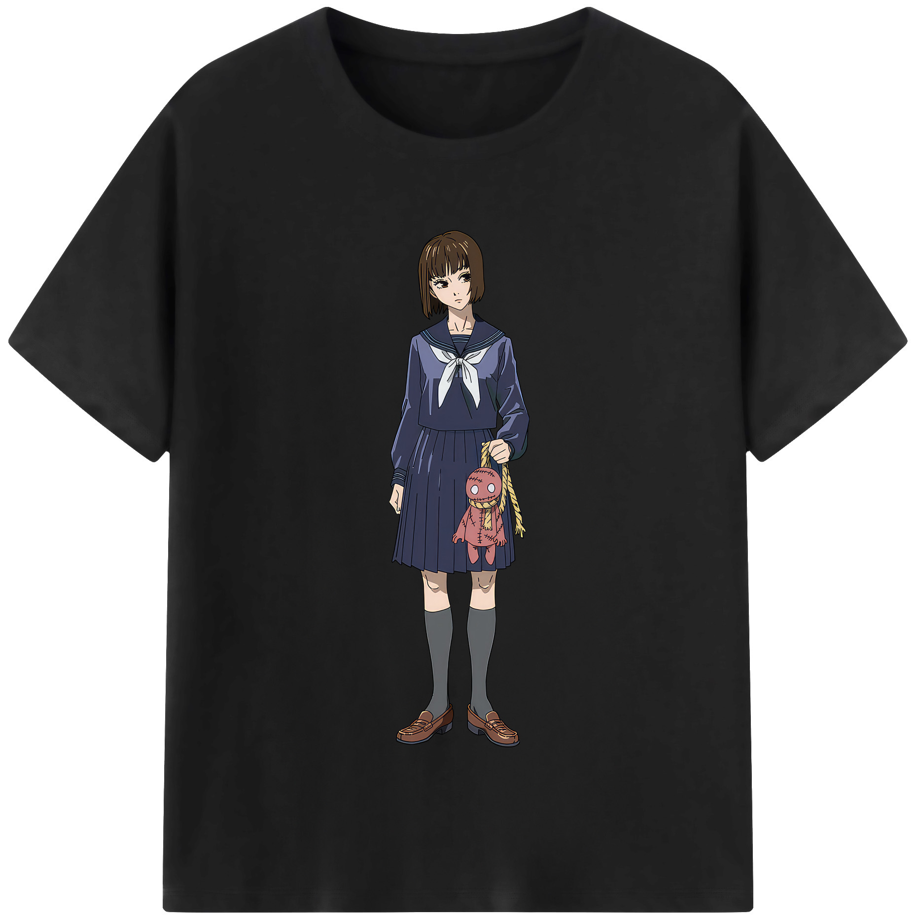 （画像用） 呪術廻戦 Jujutsu Kaisen レディースカジュアルプリントTシャツ（綿100％）