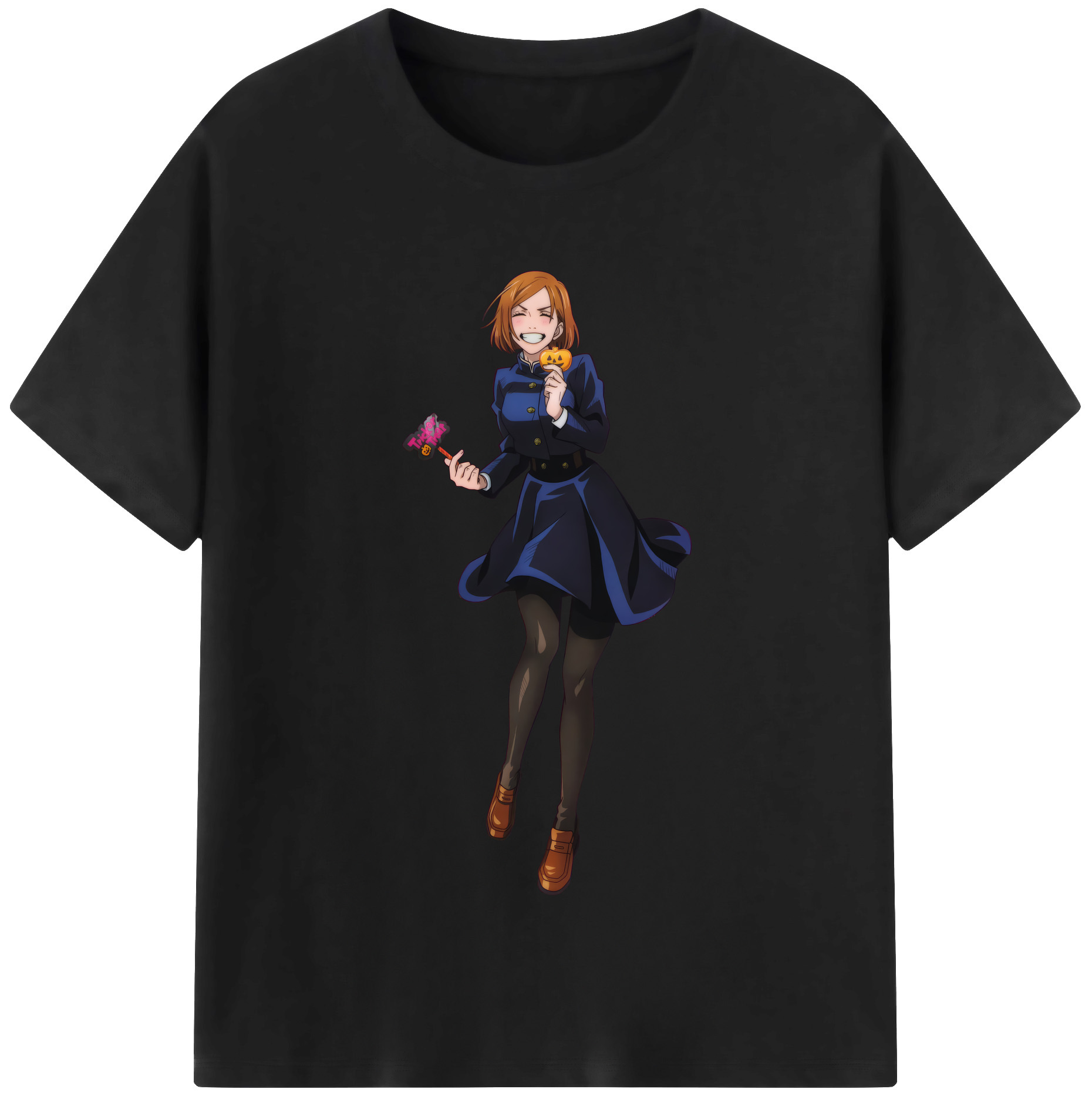 （画像用） 呪術廻戦 Jujutsu Kaisen レディースカジュアルプリントTシャツ（綿100％）