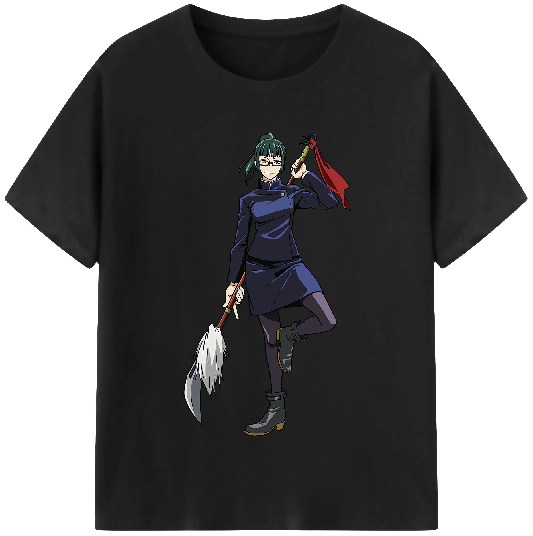 （画像用） 呪術廻戦 Jujutsu Kaisen レディースカジュアルプリントTシャツ（綿100％）