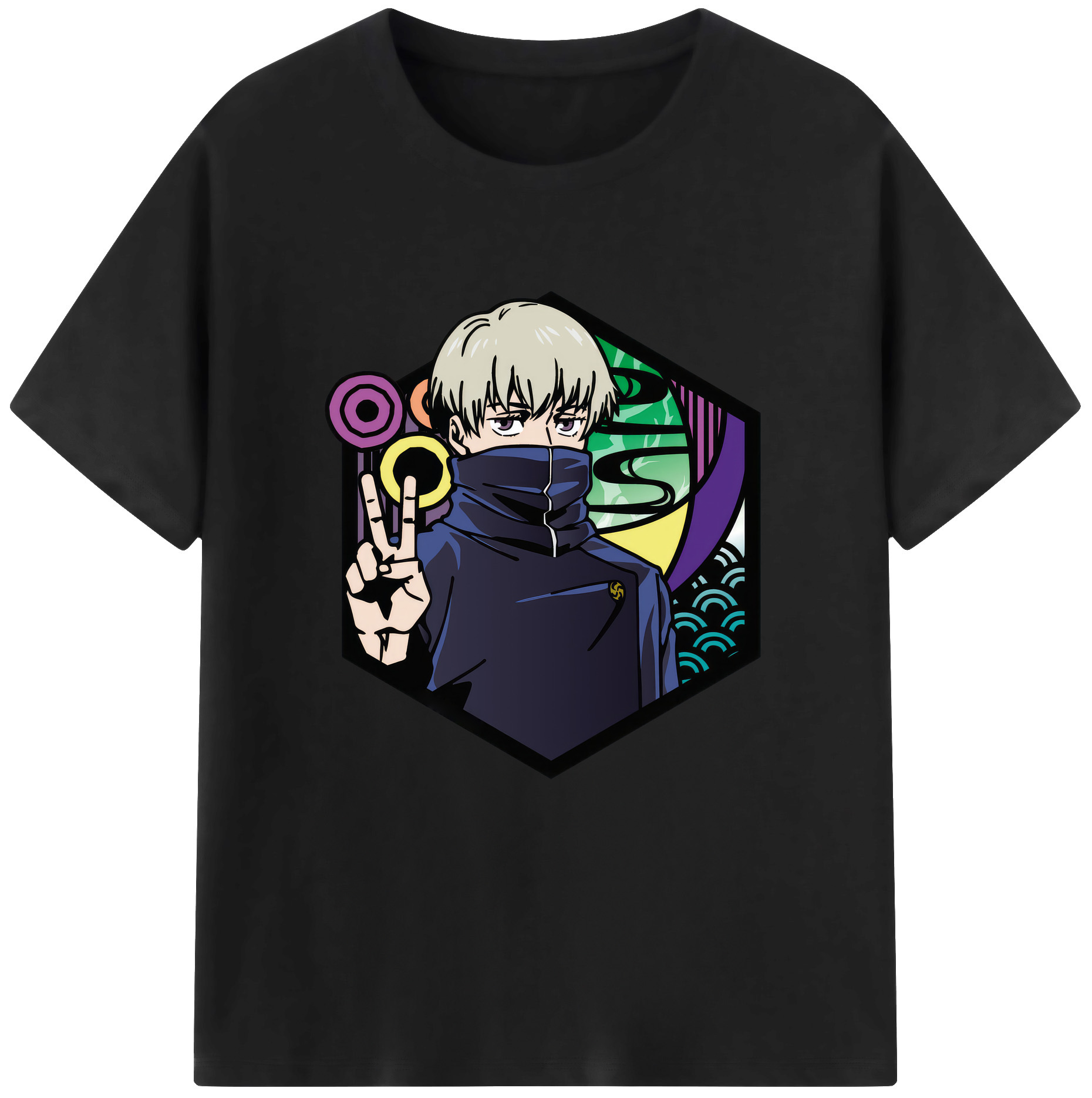 （画像用） 呪術廻戦 Jujutsu Kaisen レディースカジュアルプリントTシャツ（綿100％）