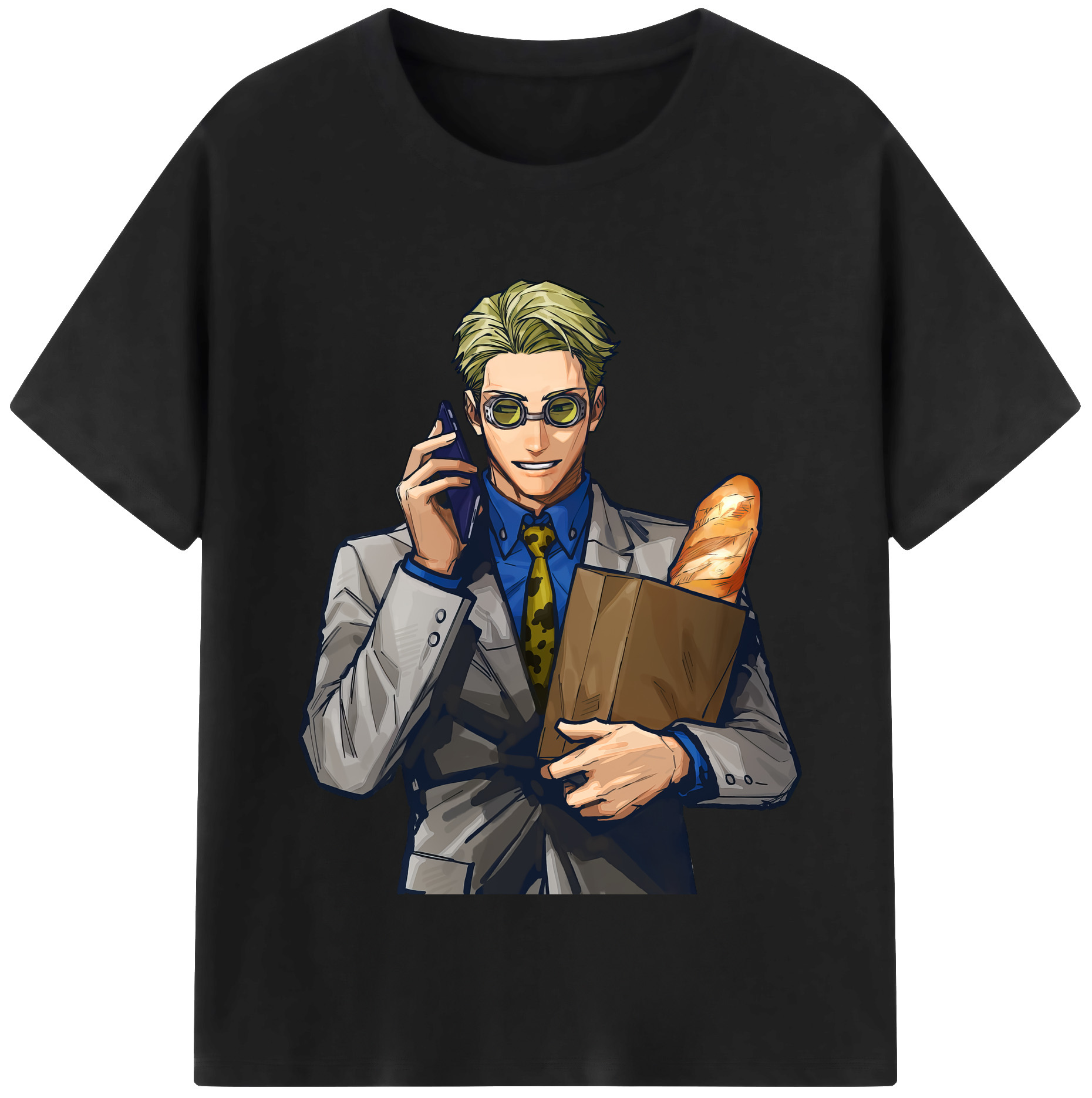 （画像用） 呪術廻戦 Jujutsu Kaisen レディースカジュアルプリントTシャツ（綿100％）