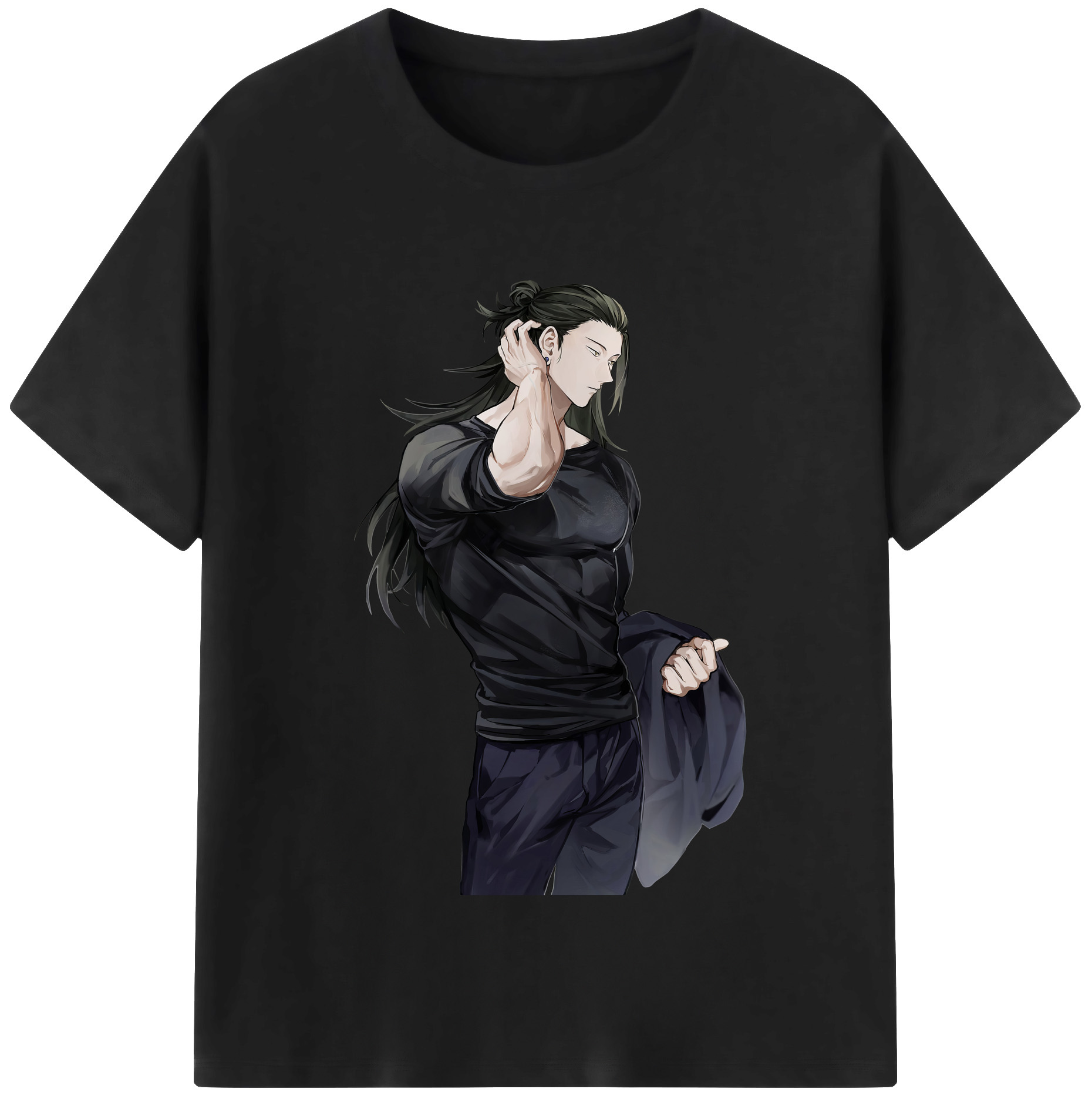 （画像用） 呪術廻戦 Jujutsu Kaisen レディースカジュアルプリントTシャツ（綿100％）
