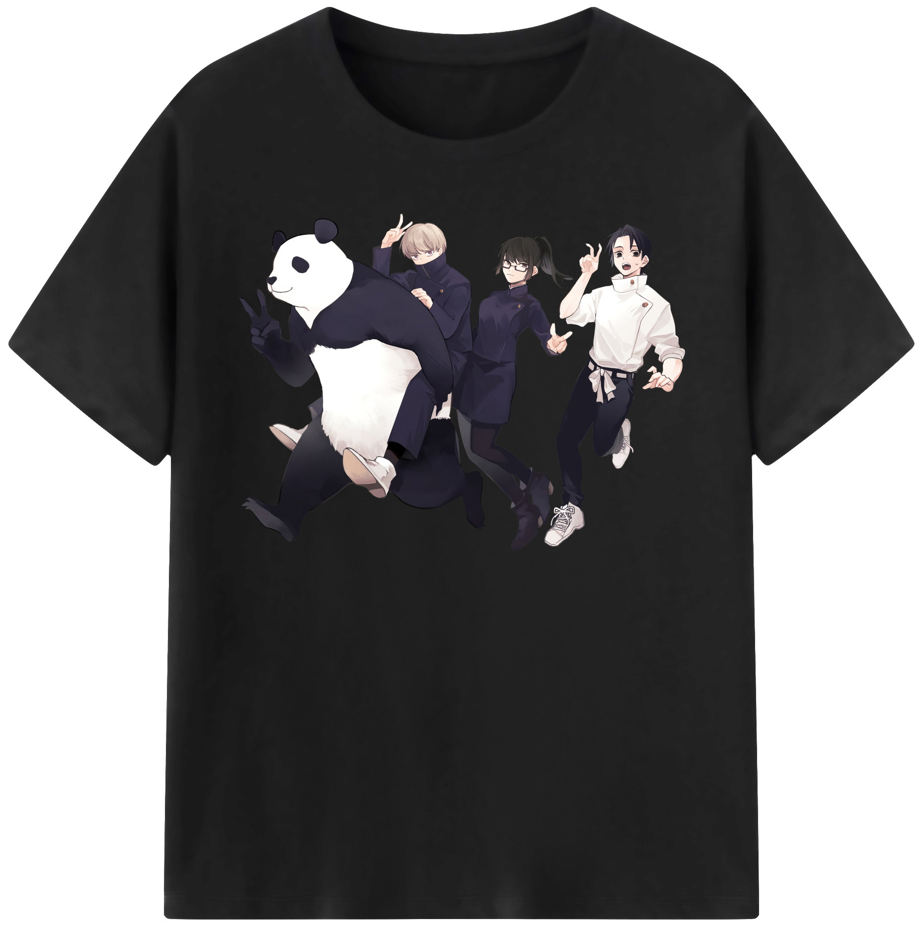 （画像用） 呪術廻戦 Jujutsu Kaisen レディースカジュアルプリントTシャツ（綿100％）