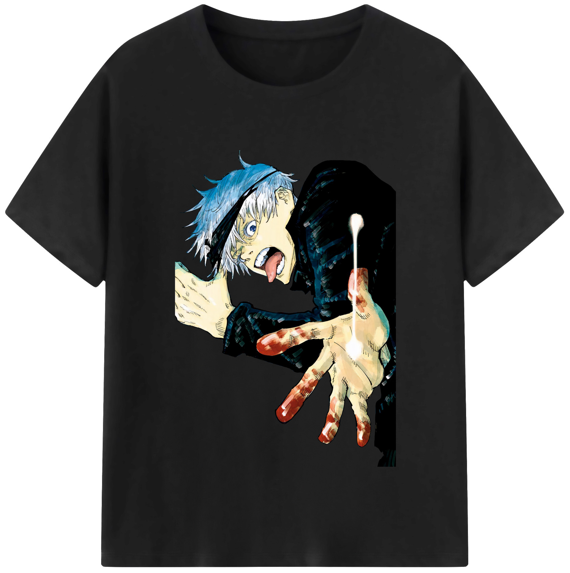 （画像用） 呪術廻戦 Jujutsu Kaisen レディースカジュアルプリントTシャツ（綿100％）