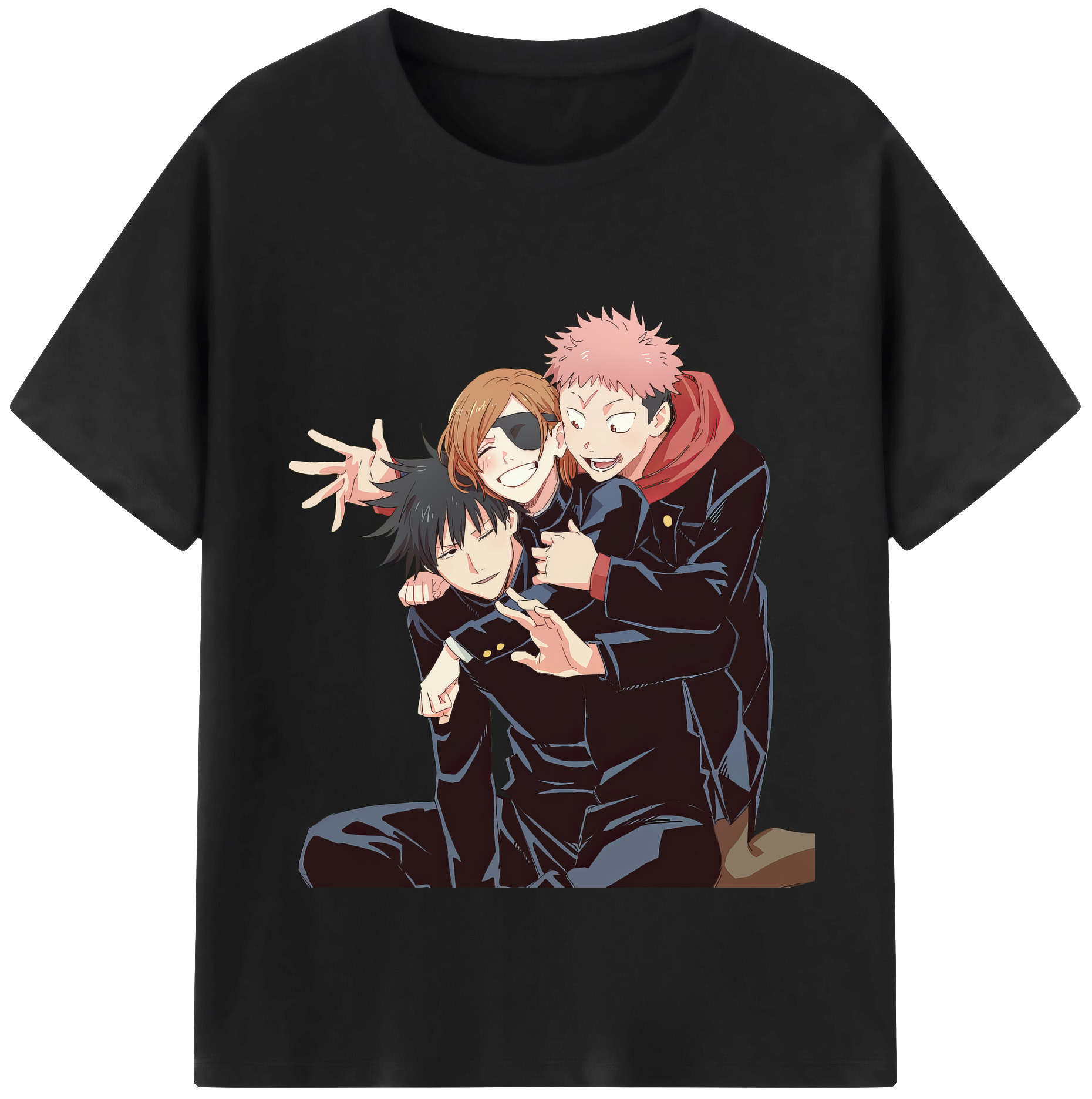 （画像用） 呪術廻戦 Jujutsu Kaisen レディースカジュアルプリントTシャツ（綿100％）