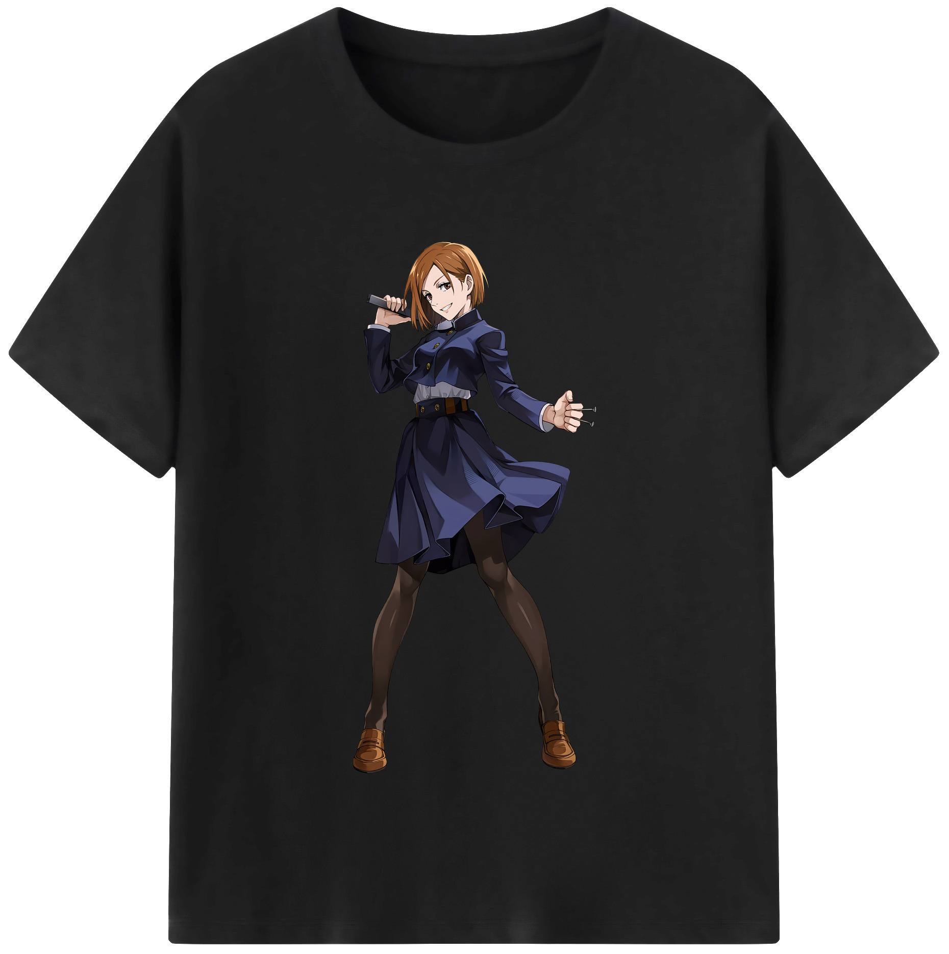（画像用） 呪術廻戦 Jujutsu Kaisen レディースカジュアルプリントTシャツ（綿100％）