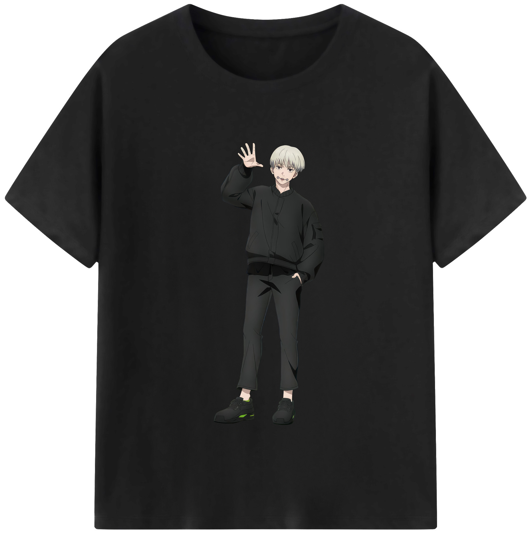 （画像用） 呪術廻戦 Jujutsu Kaisen レディースカジュアルプリントTシャツ（綿100％）