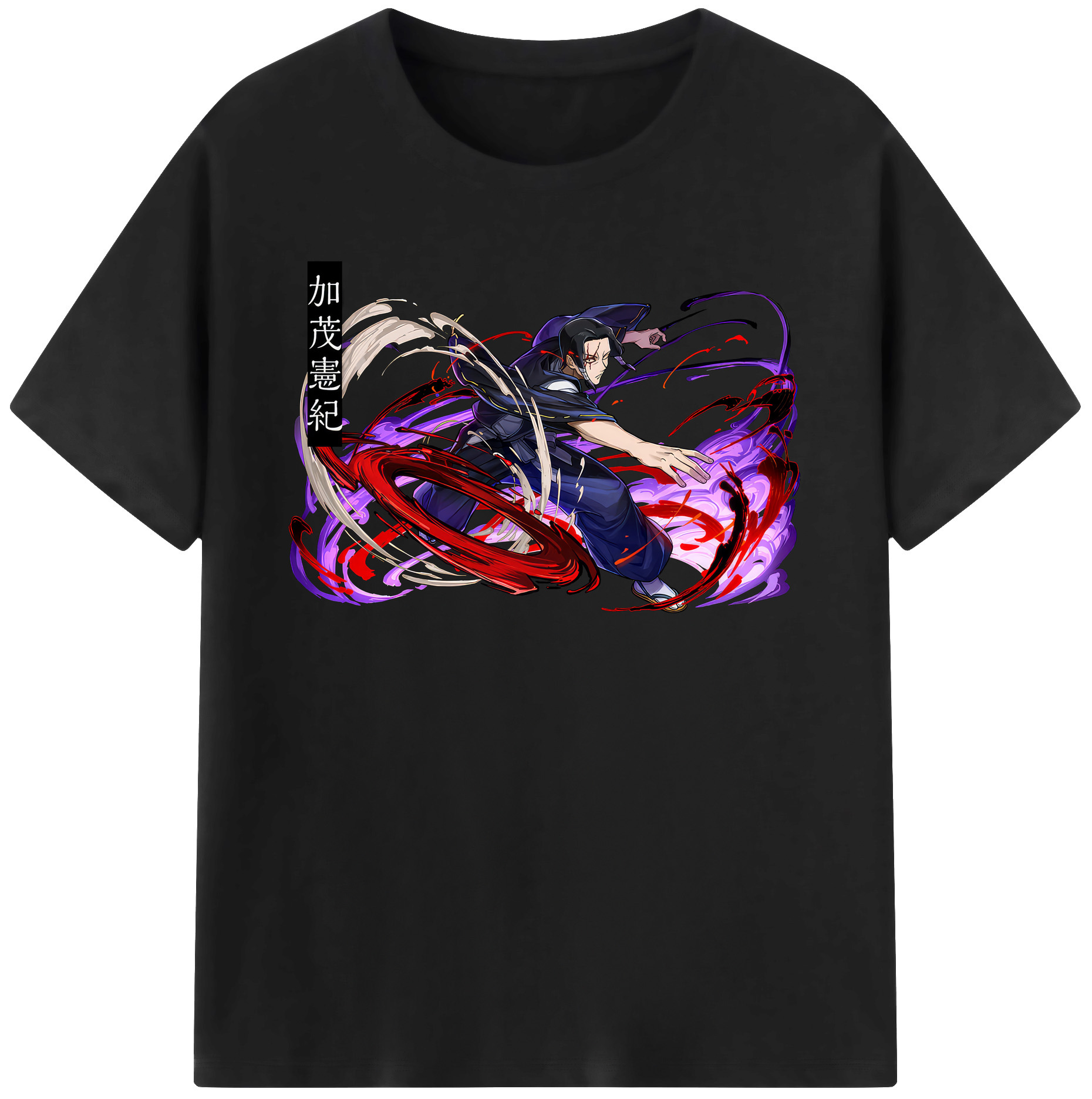 （画像用） 呪術廻戦 Jujutsu Kaisen レディースカジュアルプリントTシャツ（綿100％）