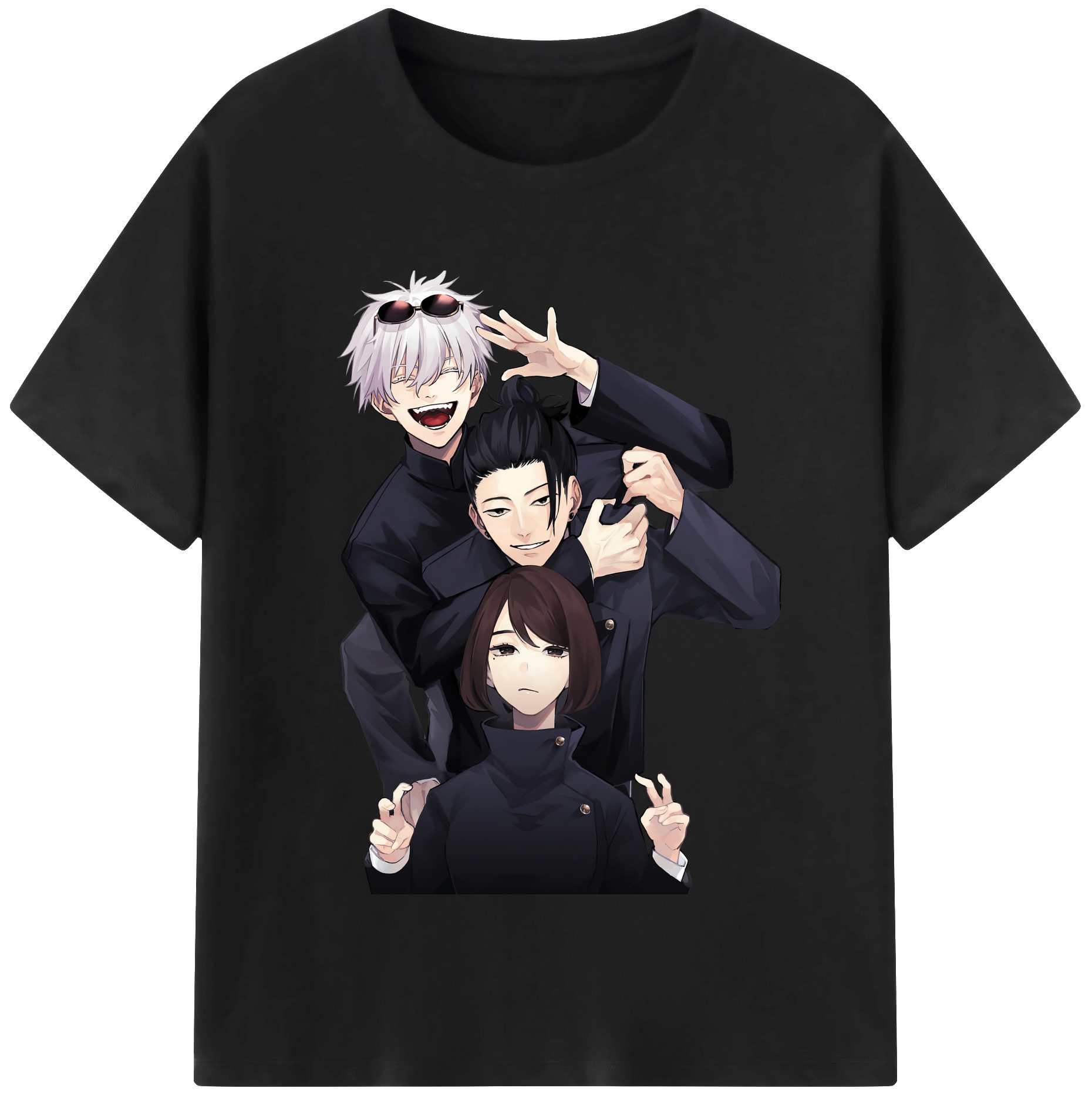 （画像用） 呪術廻戦 Jujutsu Kaisen レディースカジュアルプリントTシャツ（綿100％）