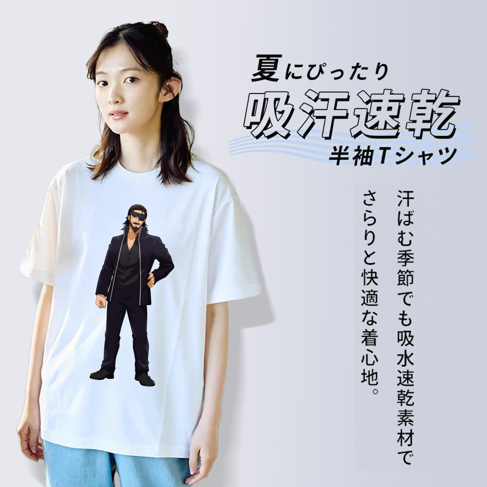 呪術廻戦 Jujutsu Kaisen レディースカジュアルプリントTシャツ（綿100％）