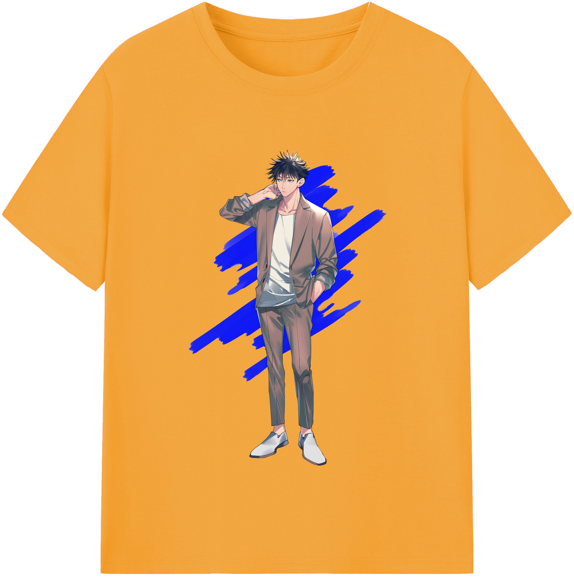 （画像用） 呪術廻戦 Jujutsu Kaisen レディースカジュアルプリントTシャツ（綿100％）