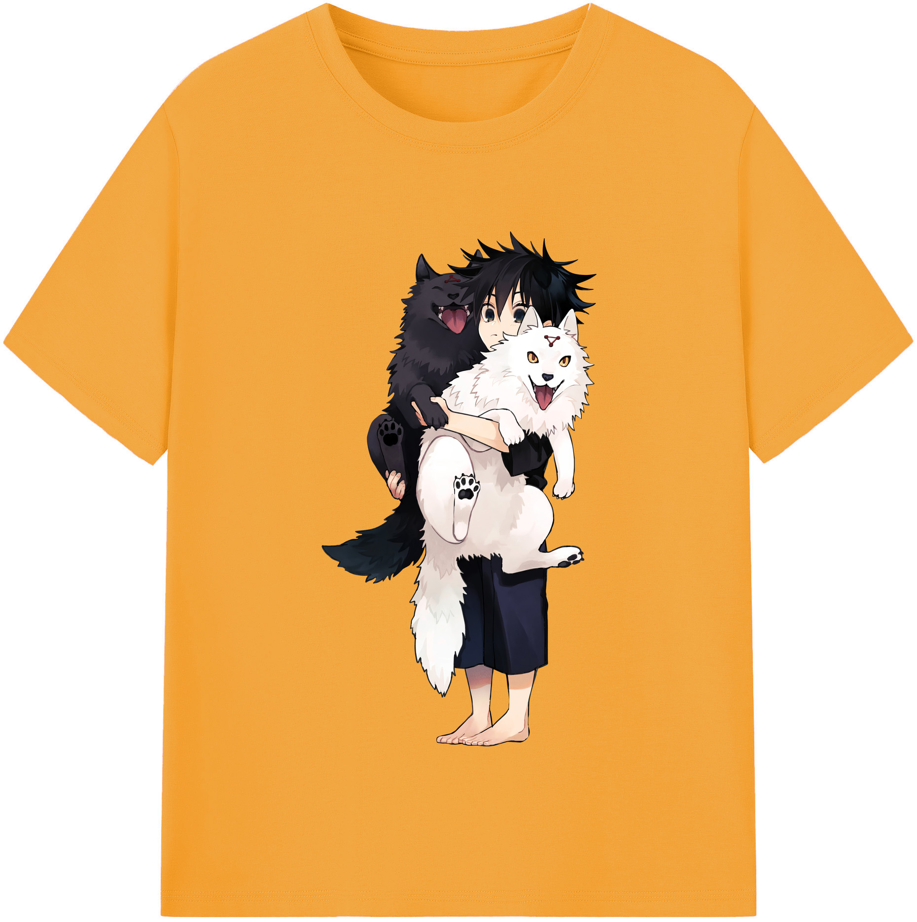 （画像用） 呪術廻戦 Jujutsu Kaisen レディースカジュアルプリントTシャツ（綿100％）