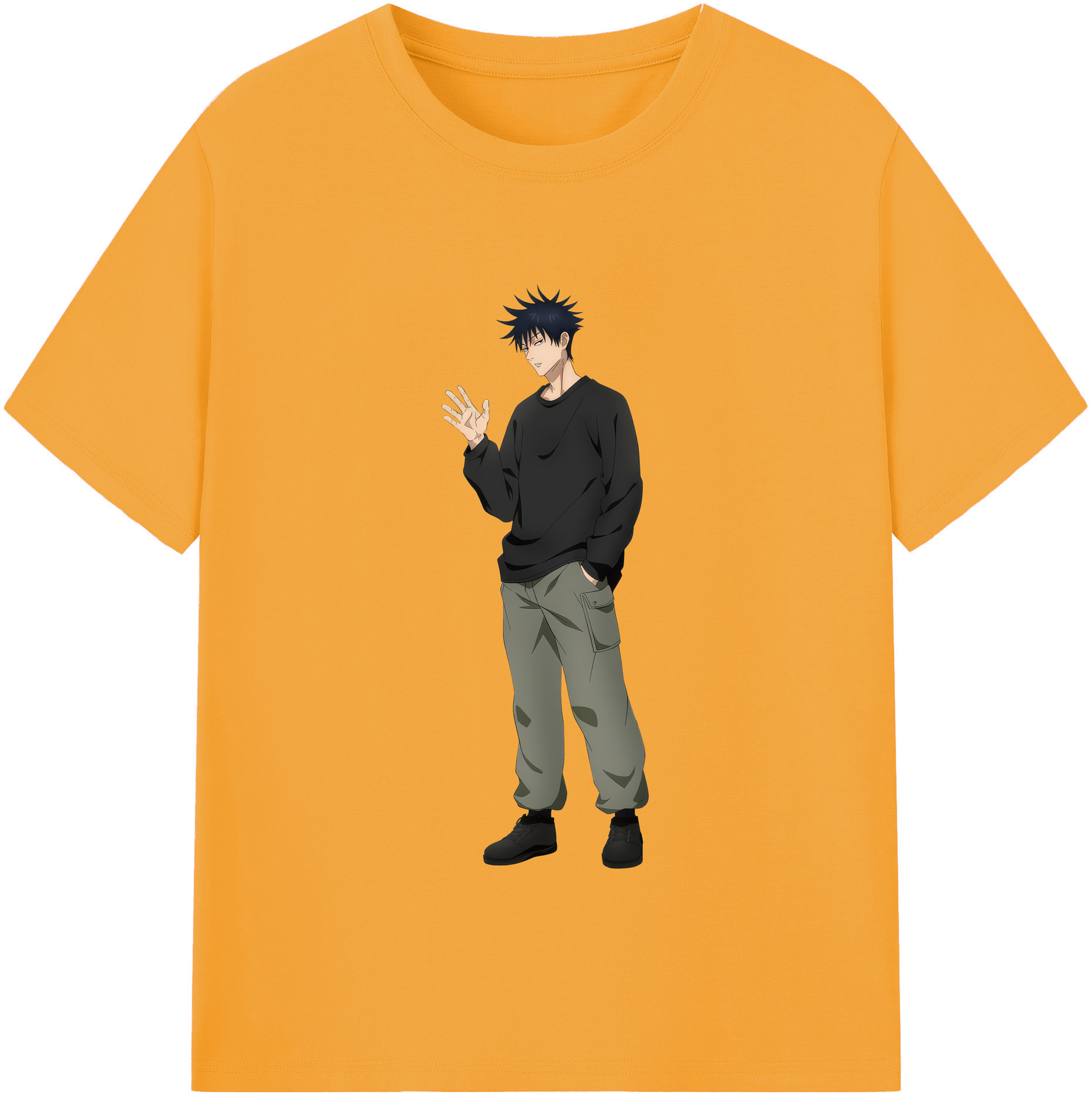 （画像用） 呪術廻戦 Jujutsu Kaisen レディースカジュアルプリントTシャツ（綿100％）