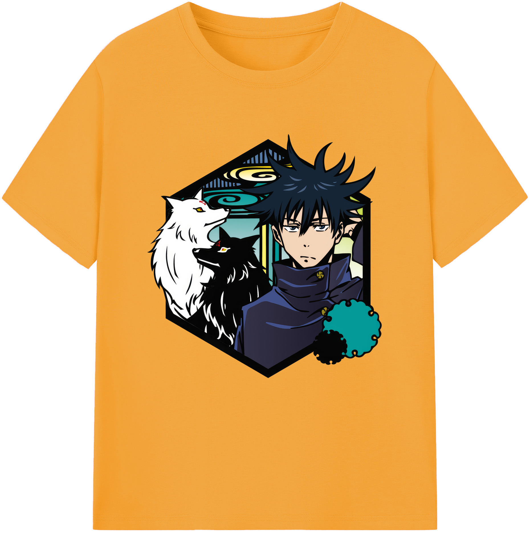 （画像用） 呪術廻戦 Jujutsu Kaisen レディースカジュアルプリントTシャツ（綿100％）