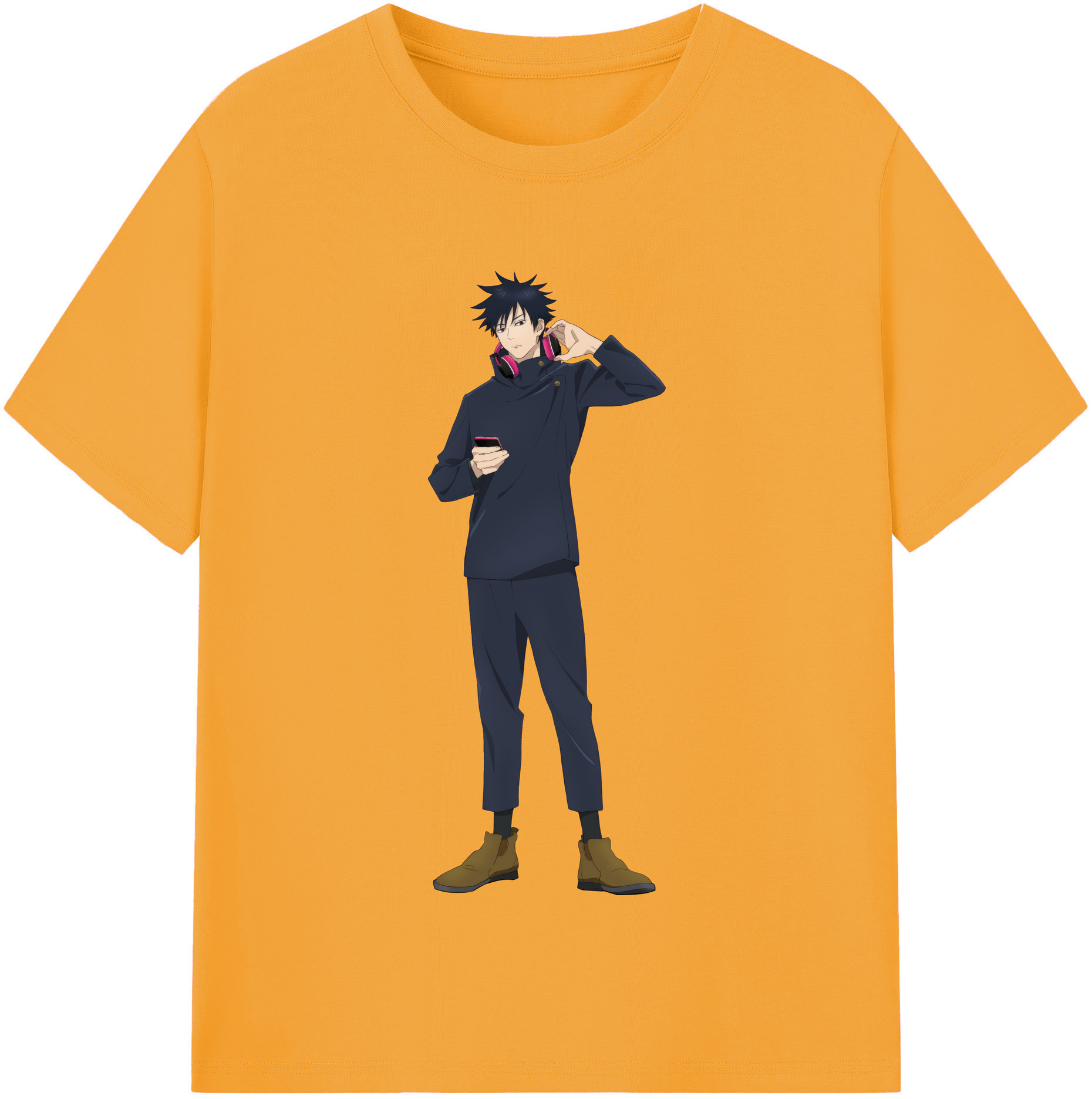 （画像用） 呪術廻戦 Jujutsu Kaisen レディースカジュアルプリントTシャツ（綿100％）