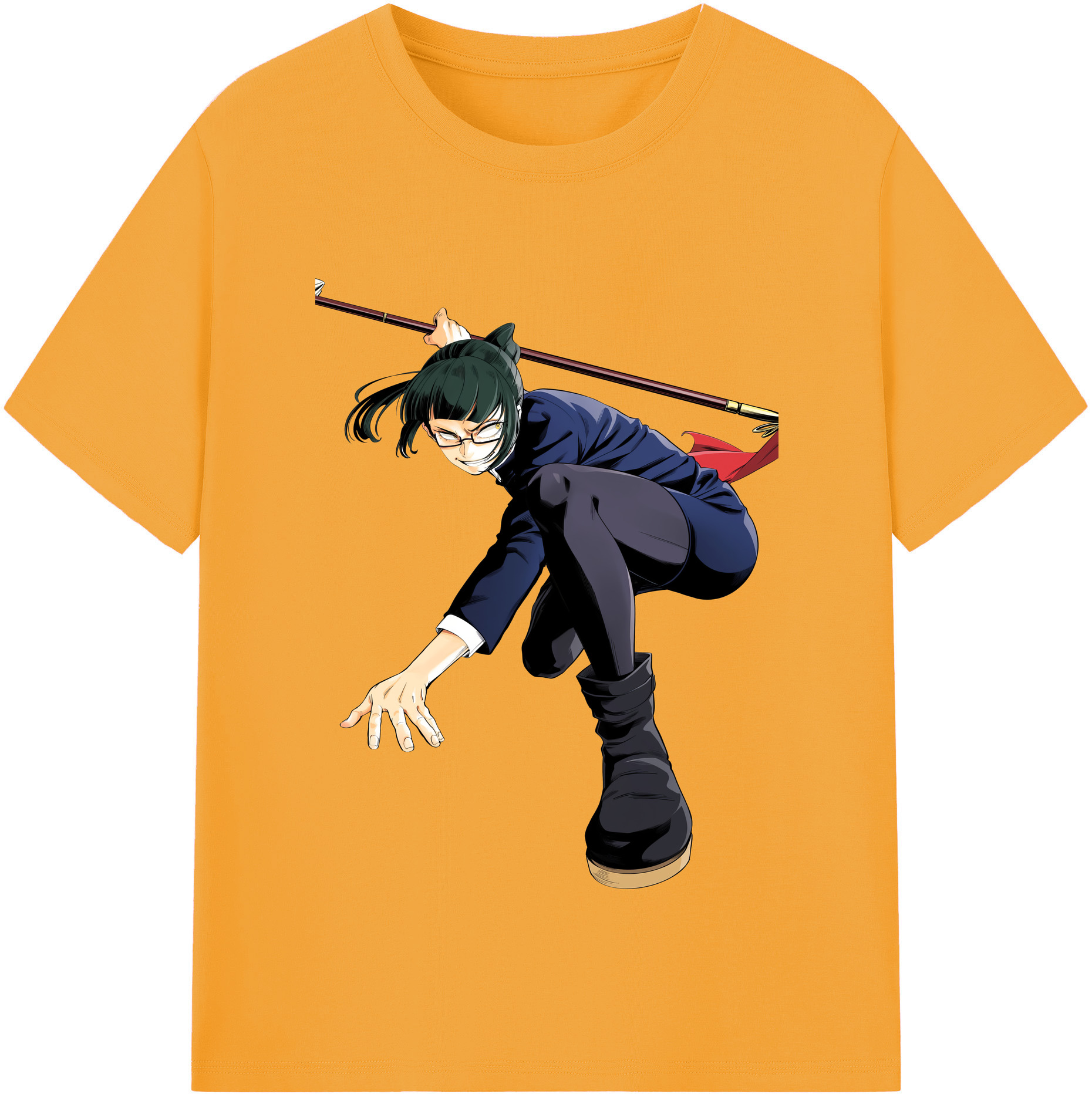 （画像用） 呪術廻戦 Jujutsu Kaisen レディースカジュアルプリントTシャツ（綿100％）