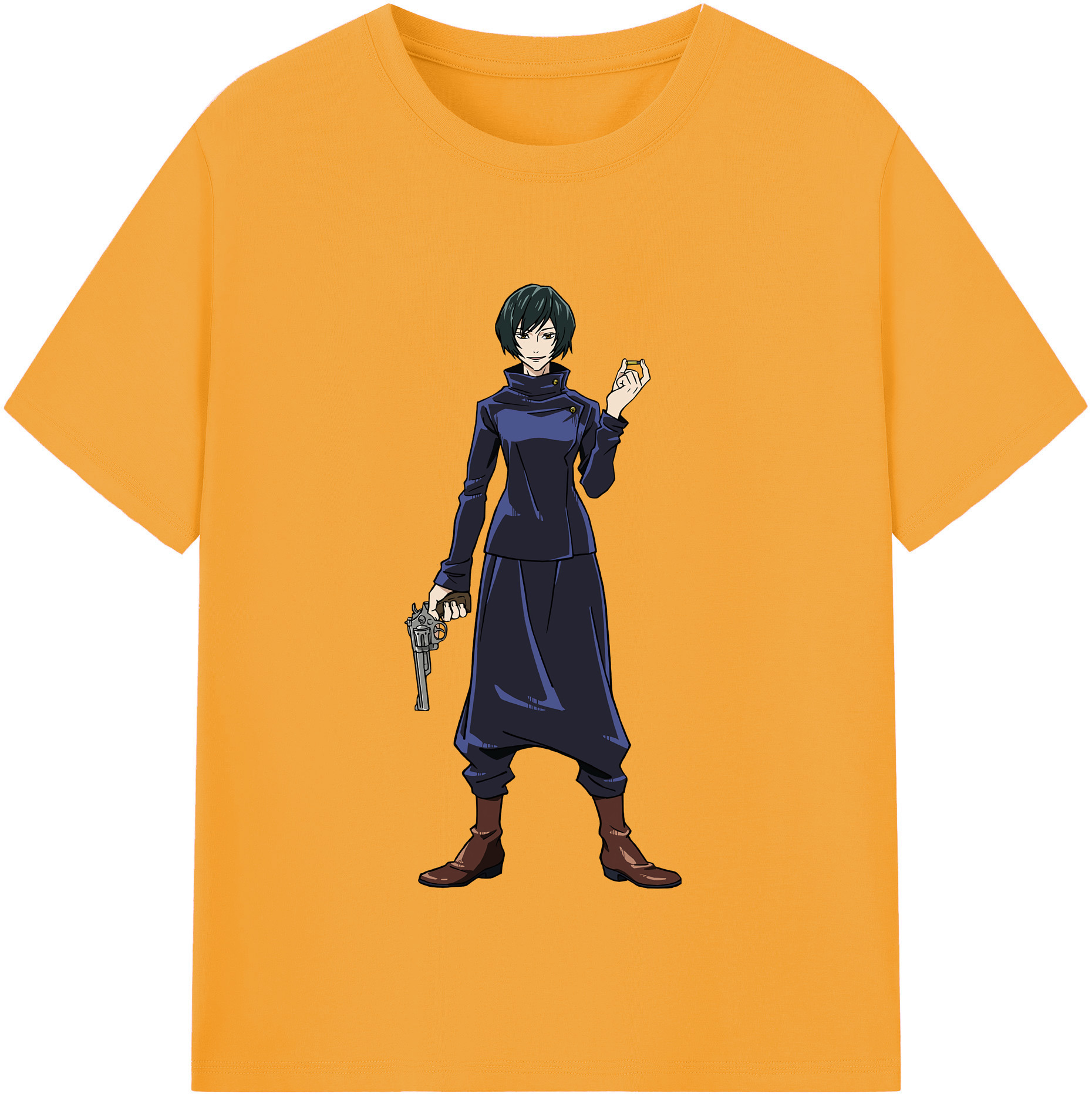 （画像用） 呪術廻戦 Jujutsu Kaisen レディースカジュアルプリントTシャツ（綿100％）
