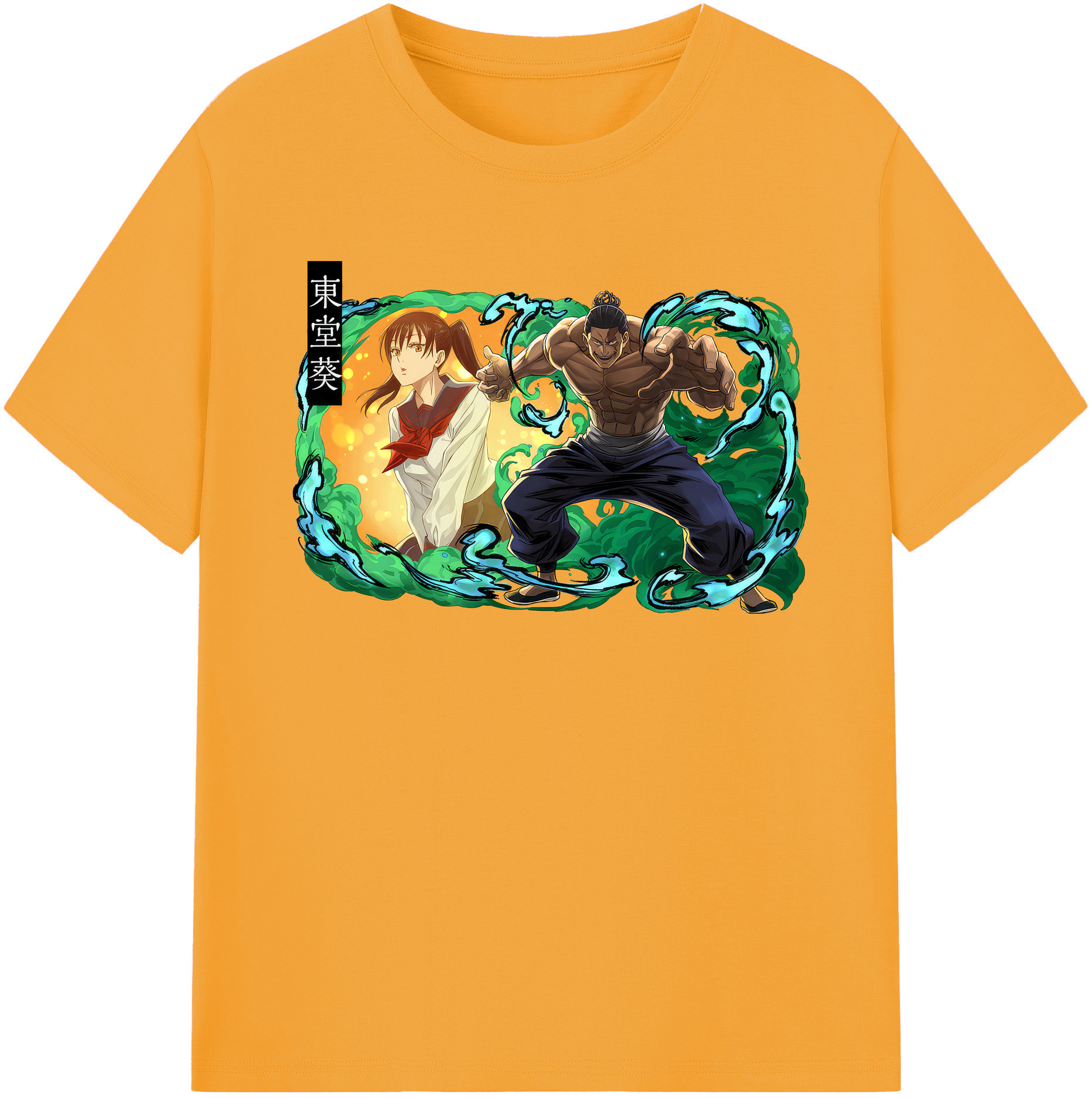 （画像用） 呪術廻戦 Jujutsu Kaisen レディースカジュアルプリントTシャツ（綿100％）